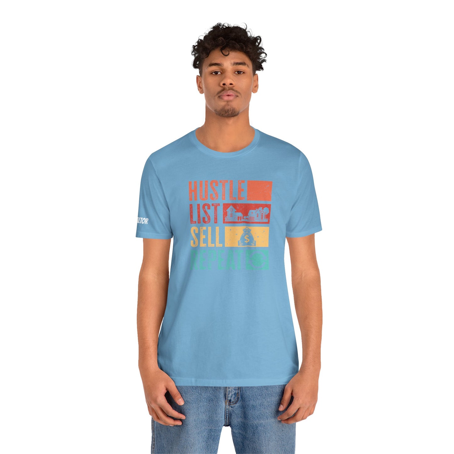 π‘ Hustle. List. Sell. Repeat. β The Official Realtor Mantra Tee! π‘