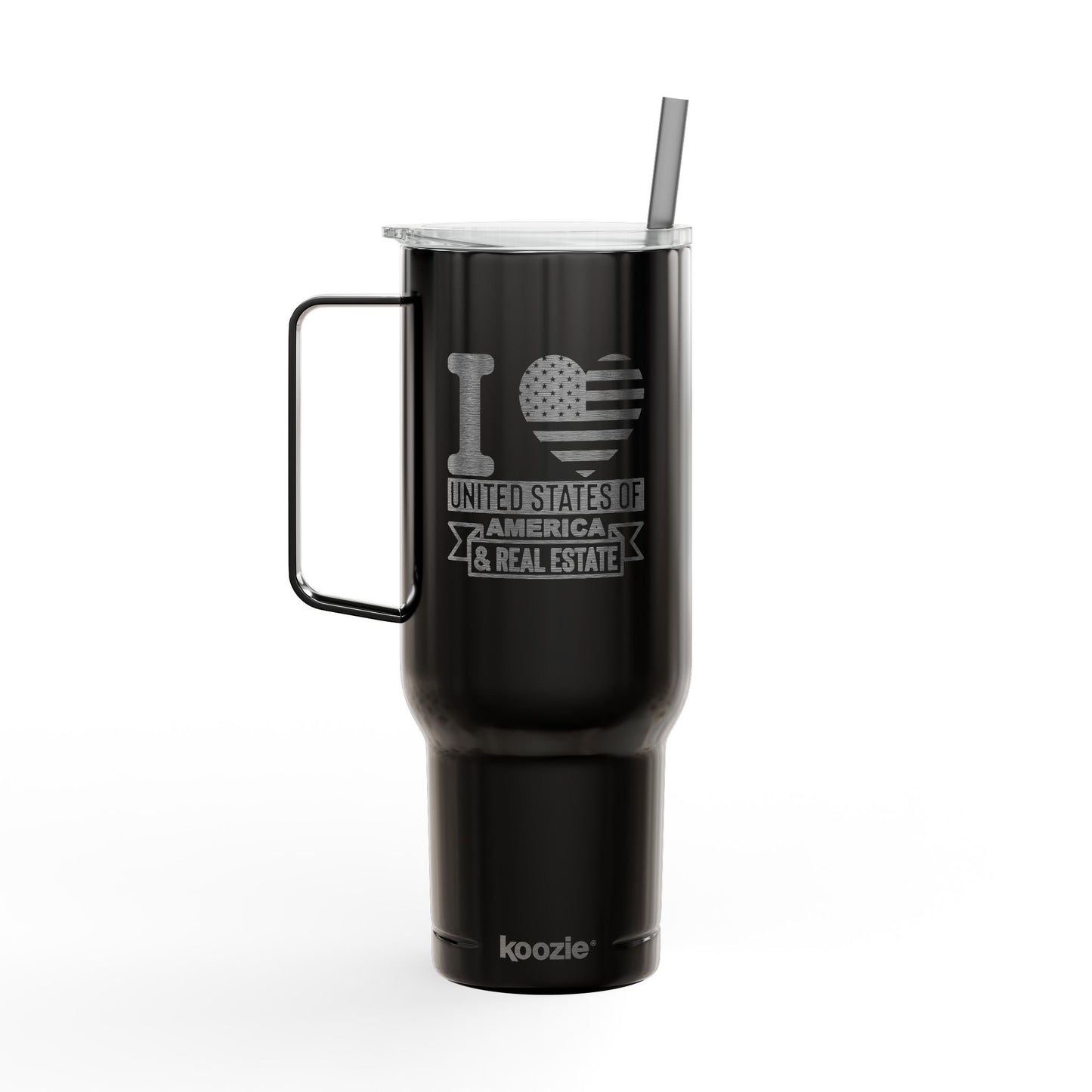 I ❤️ United States of America & Real Estate – 40oz Tumbler for Realtors