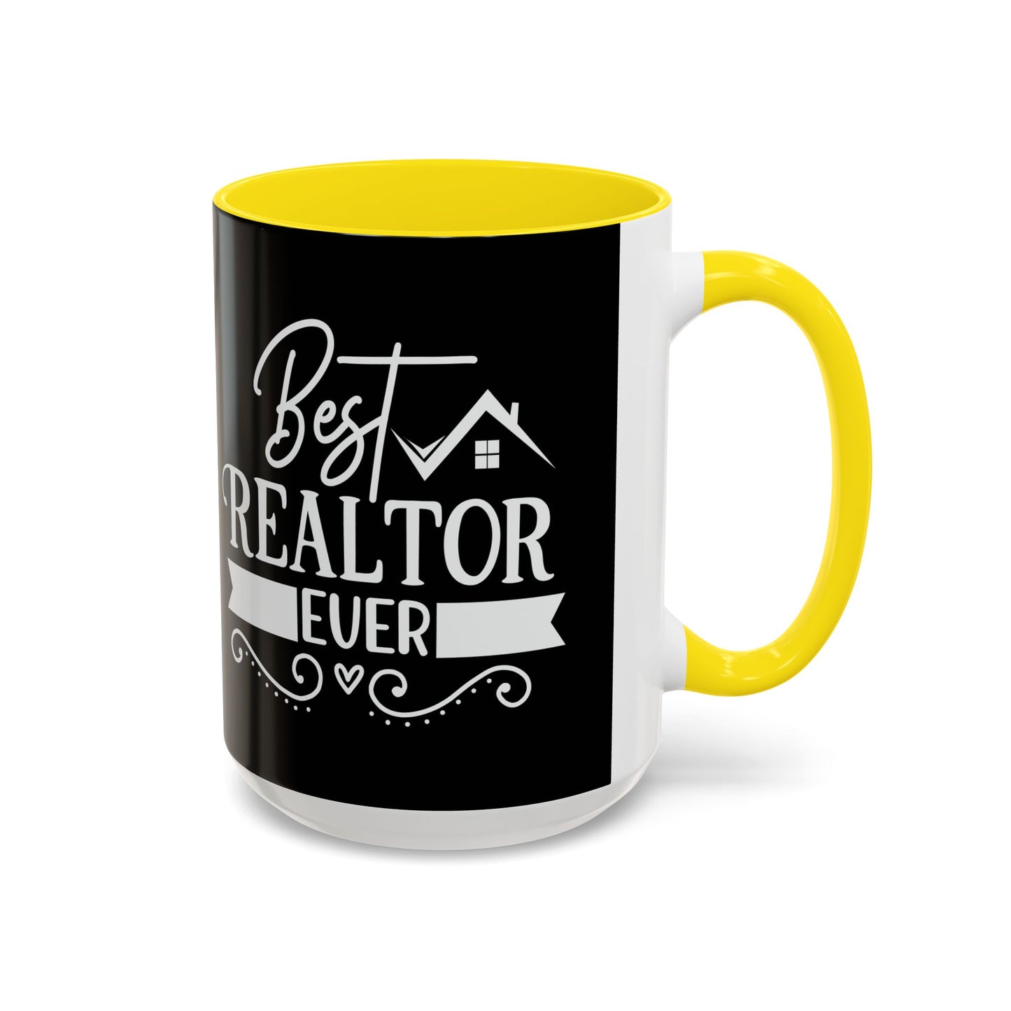 Best Realtor Ever Accent Coffee Mug (11, 15oz)