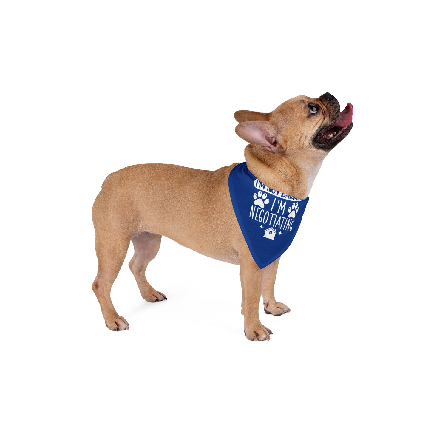 Realtor Dog Bandana – I’m Not Barking, I’m Negotiating (I Have Clients to Impress)