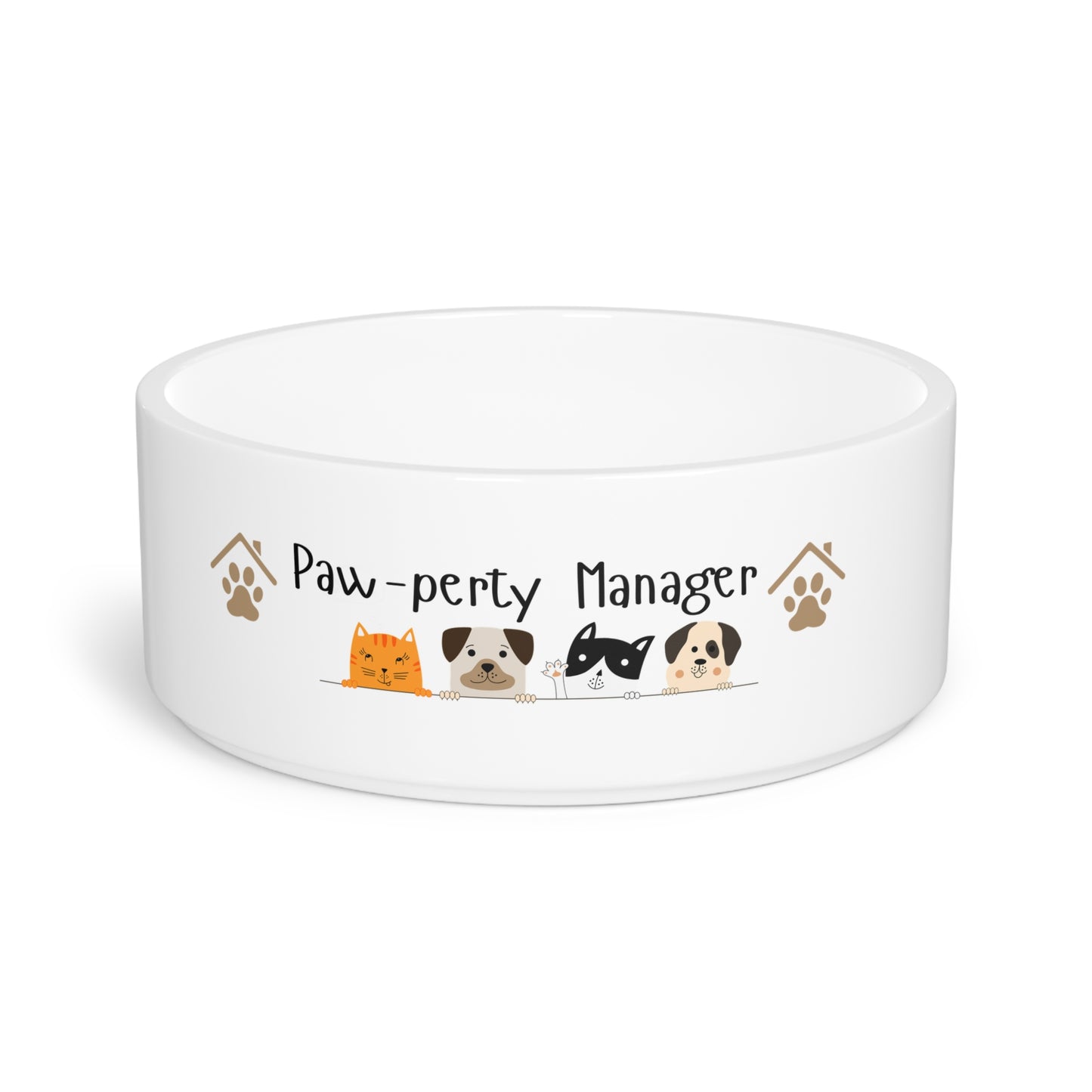 Paw-perty Manager Pet Bowl – For the Boss of the Barkyard