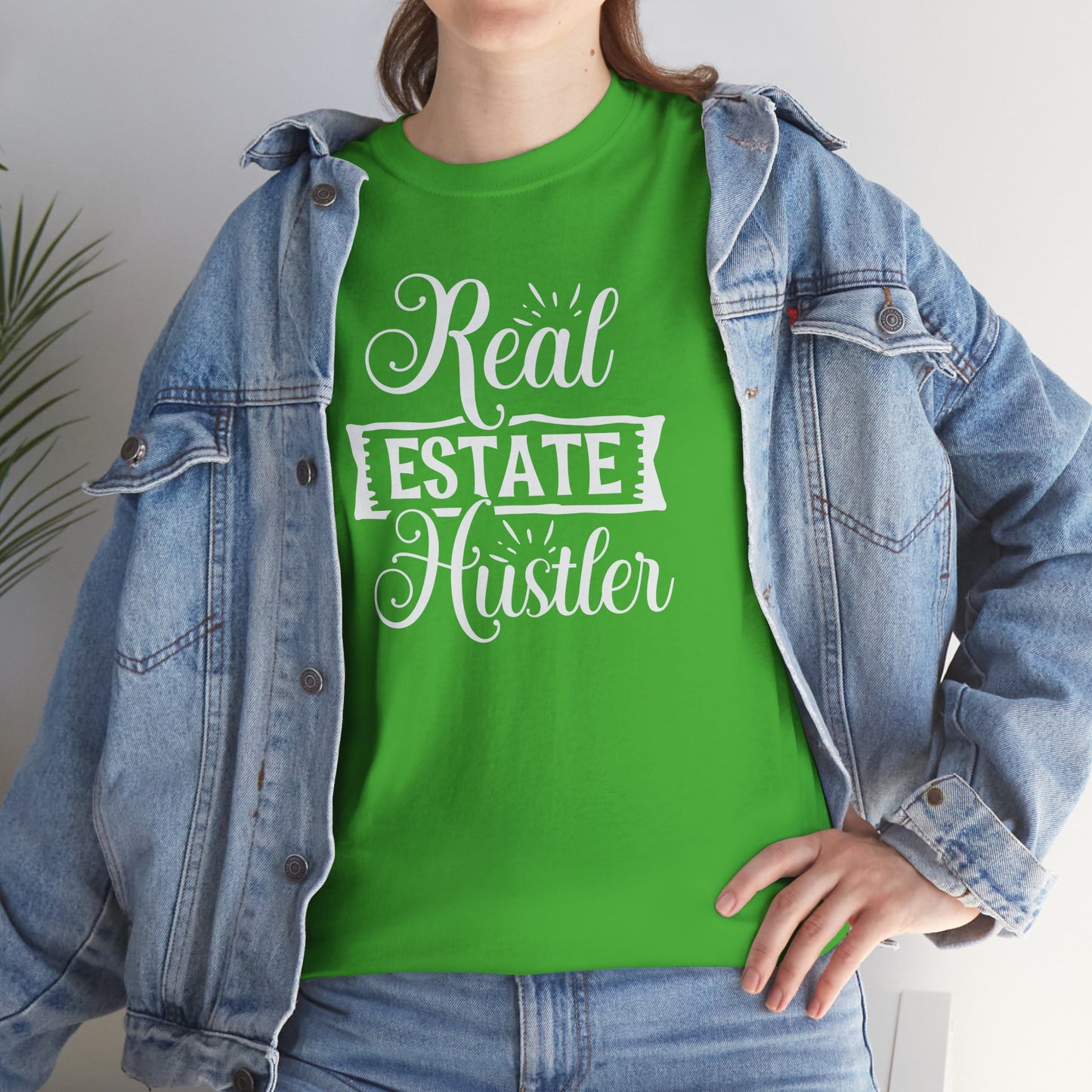 💰 "Real Estate Hustler" Tee – Because You’re Out Here Selling Homes, Not Dreams! 🏡
