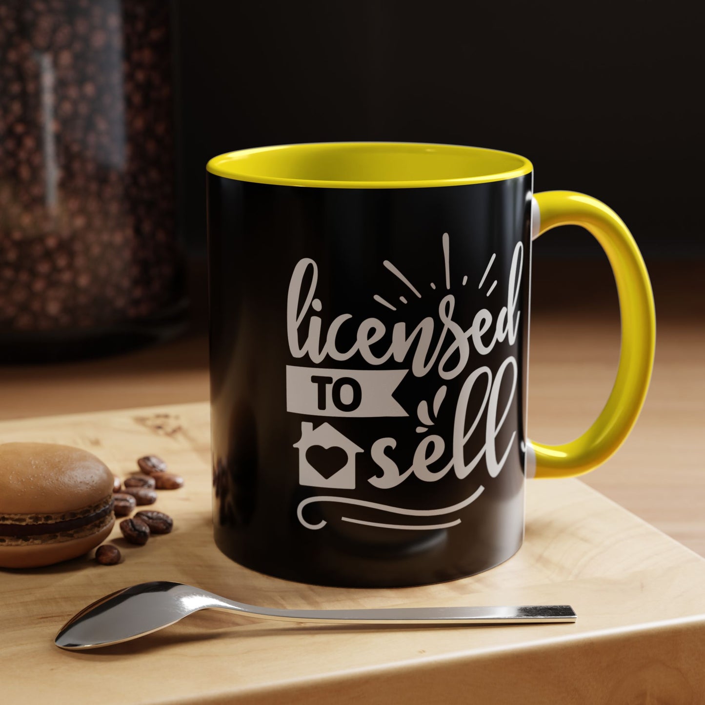Licensed To Sell Realtor Accent Coffee Mug (11, 15oz)