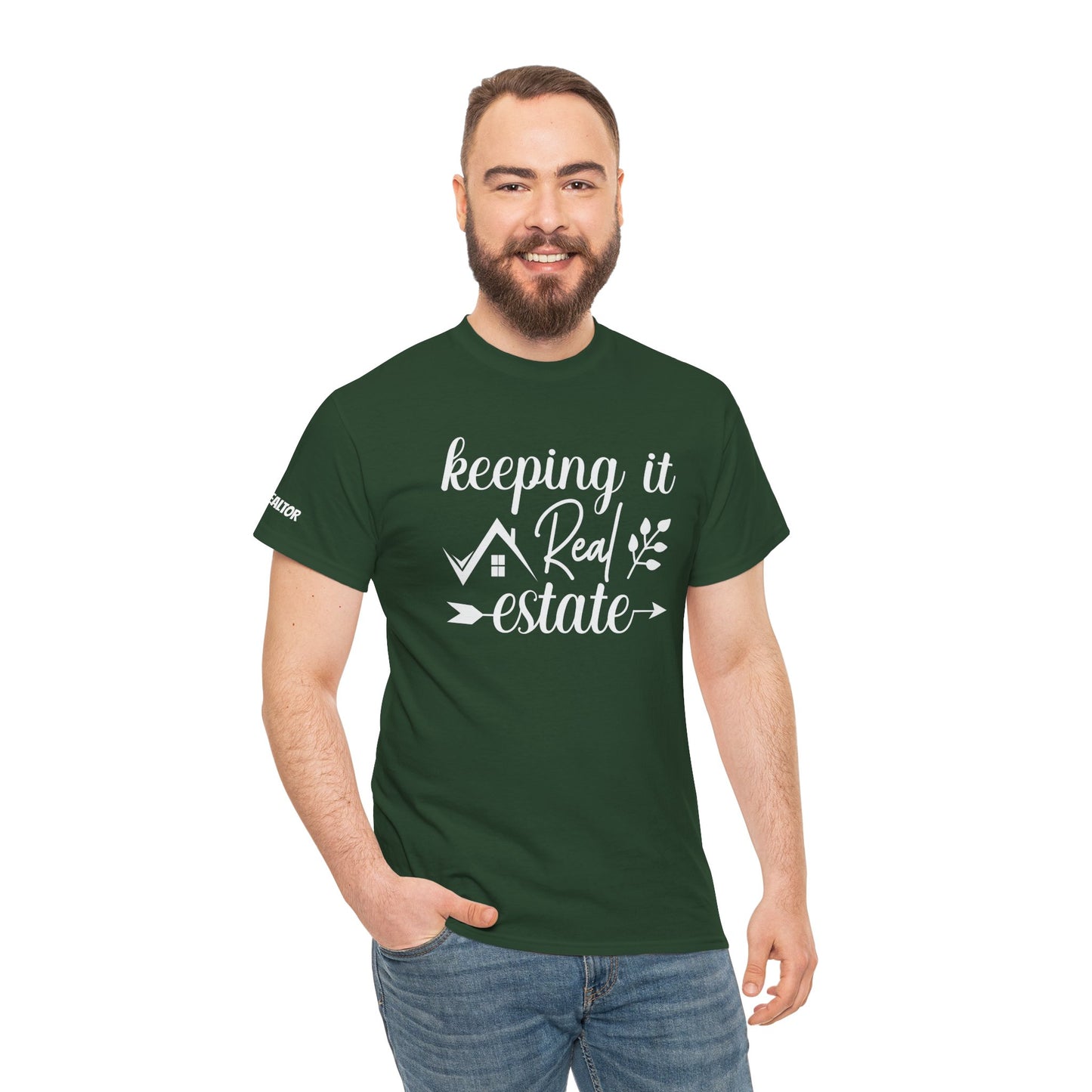 Keeping It Real Estate Unisex Heavy Cotton Tee