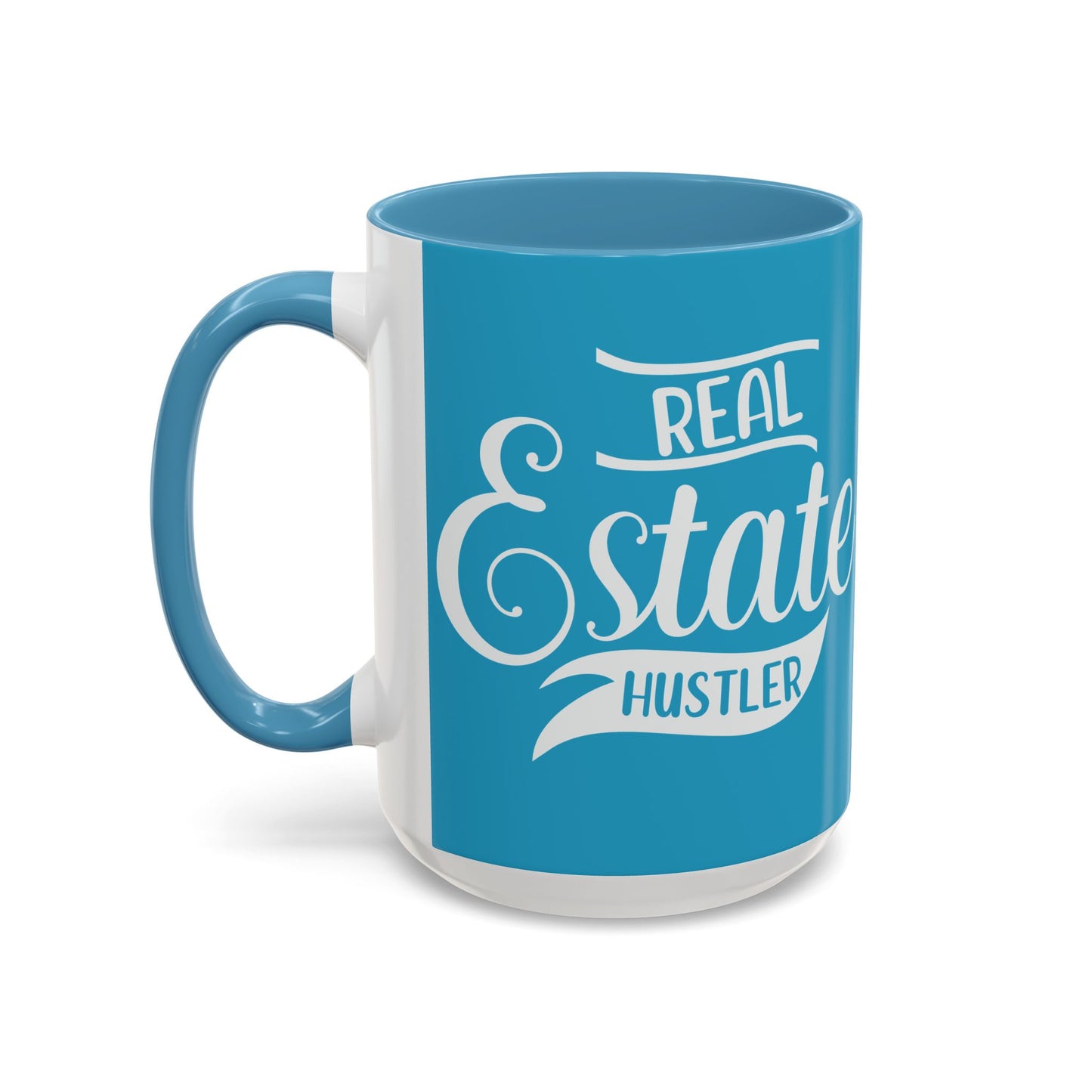 Real Estate Hustler Realtor Accent Coffee Mug (11, 15oz)