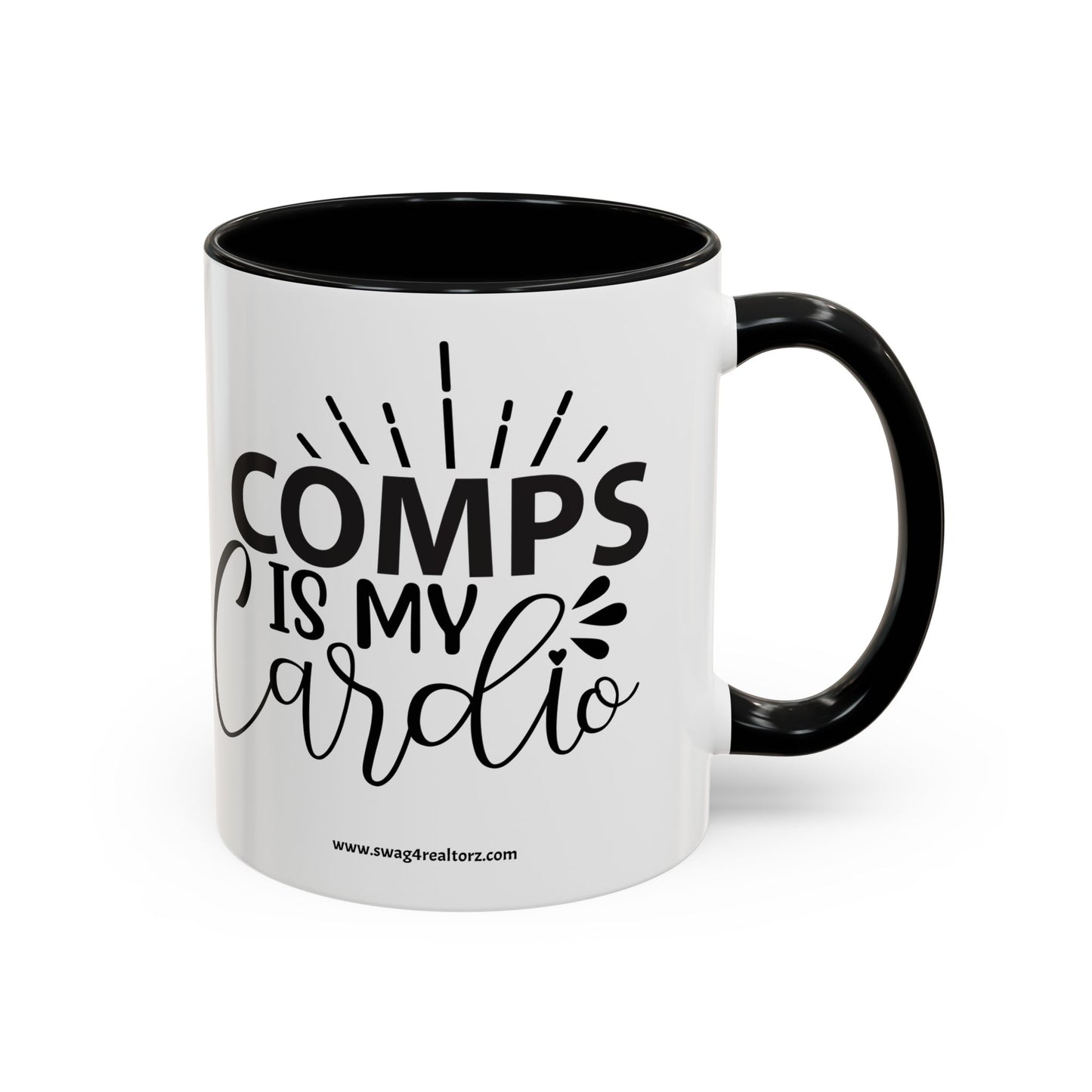 Comps Are My Cardo Realtor Accent Coffee Mug (11, 15oz)