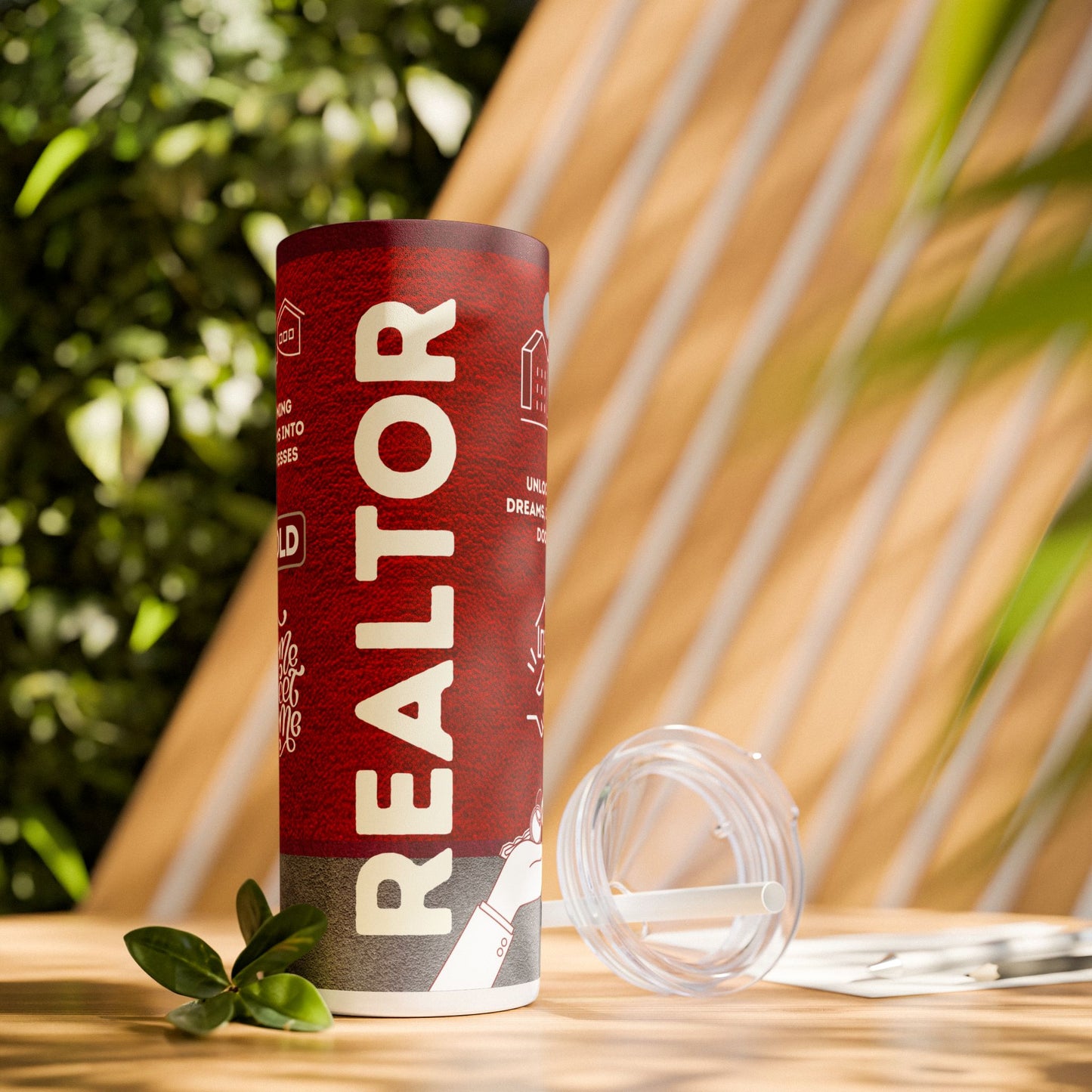 Realtor Tumbler 20oz – Turning Dreams into Addresses Wrap