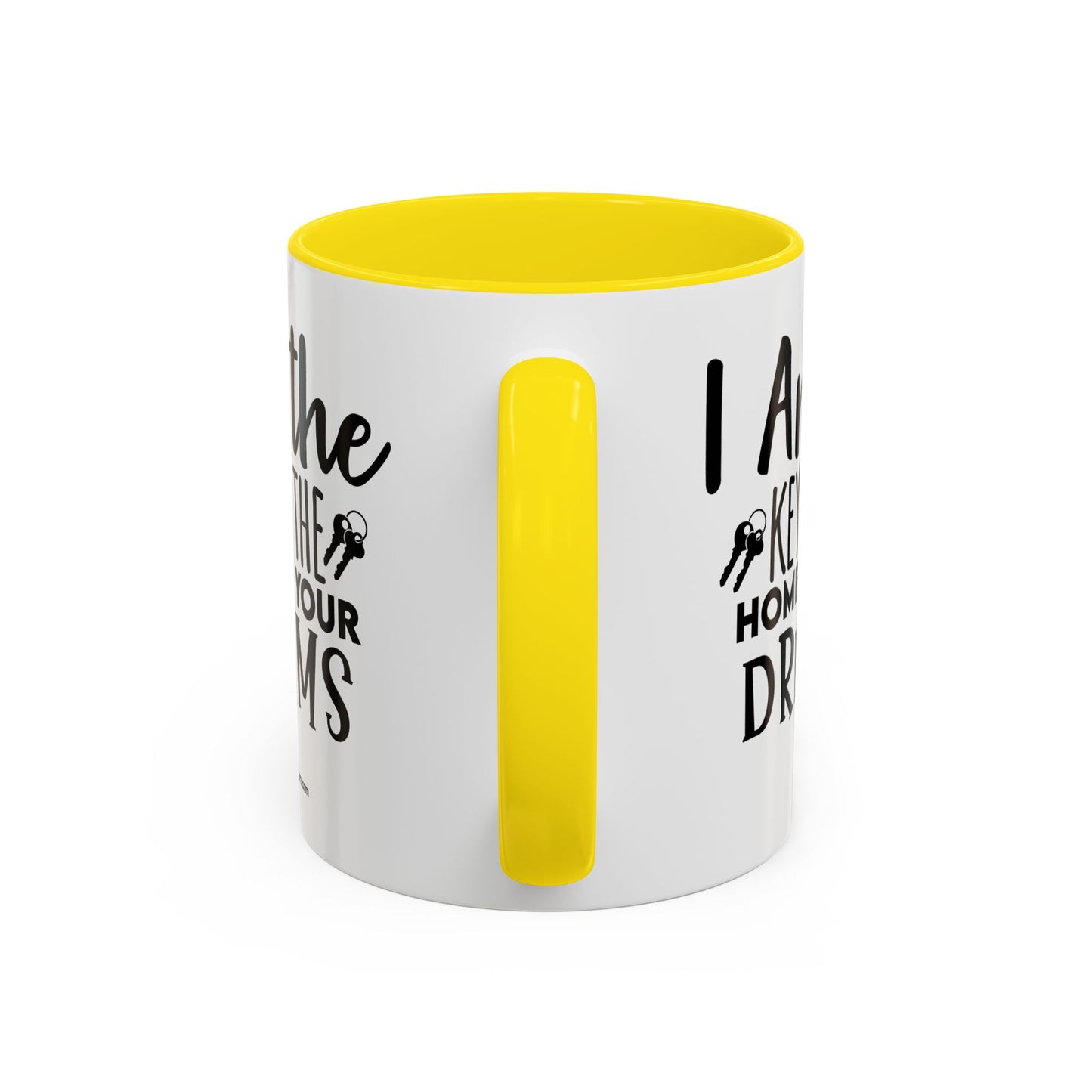 I Am The Key Realtor Accent Coffee Mug (11, 15oz)