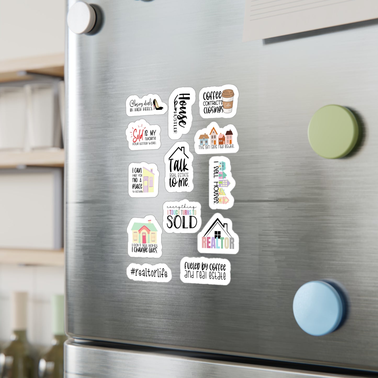 Realtor Vinyl Sticker Pack β Closings, Coffee & Cutie Closers βπ‘π
