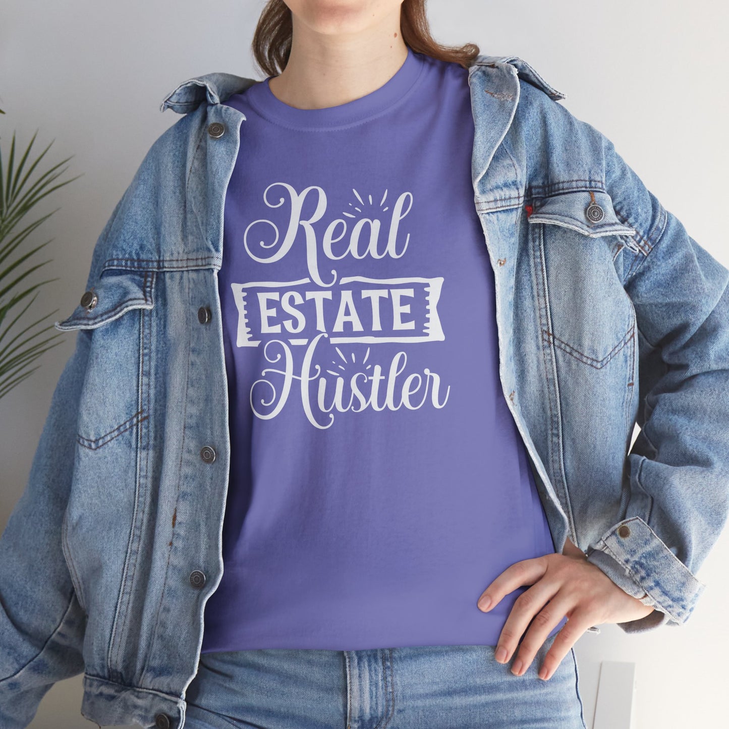 💰 "Real Estate Hustler" Tee – Because You’re Out Here Selling Homes, Not Dreams! 🏡
