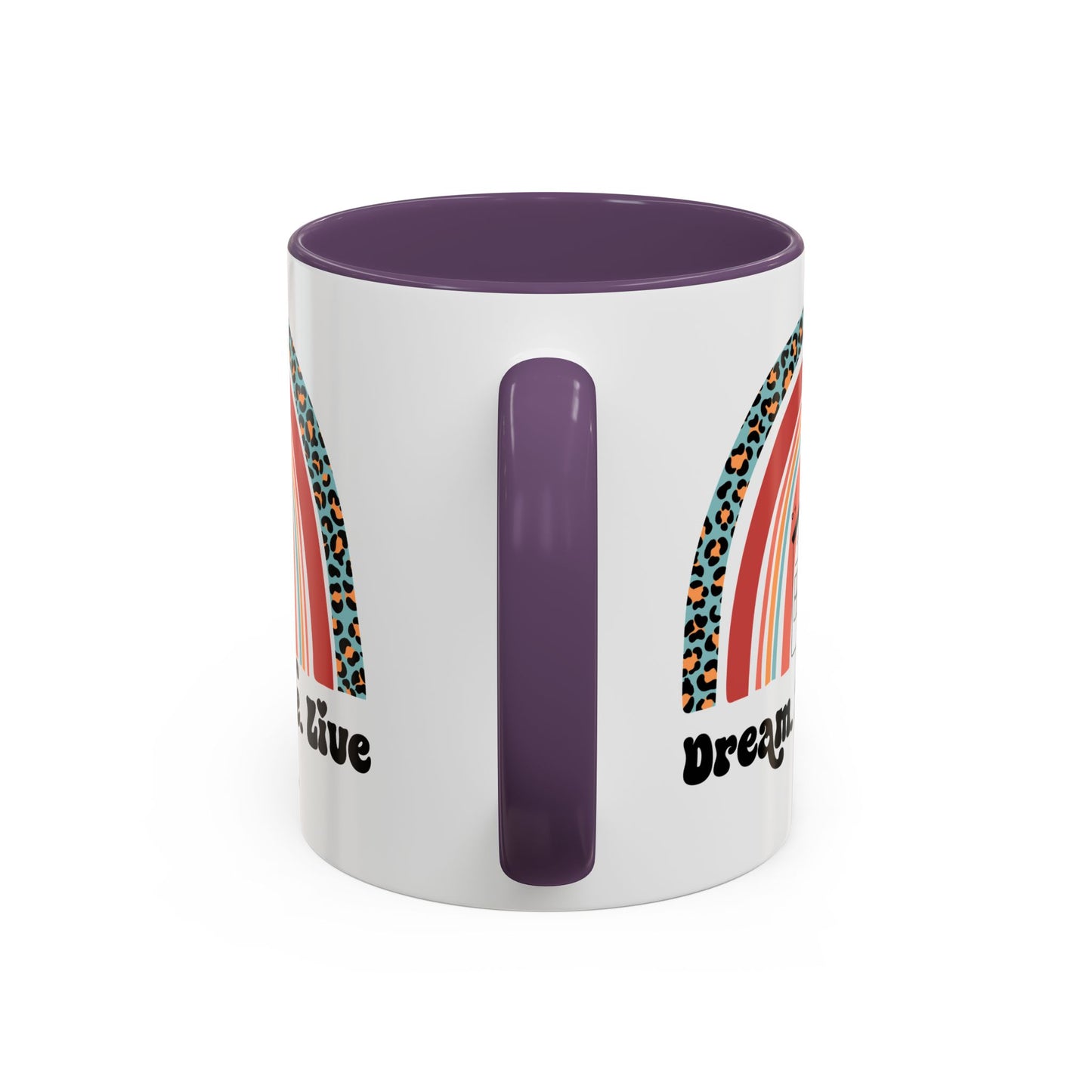 Dream Move Live Realtor Accent Coffee Mug (11, 15oz)