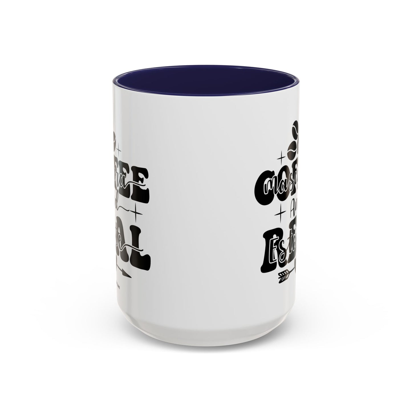 Coffee Mascara And Real Estate Realtor Accent Coffee Mug (11, 15oz)