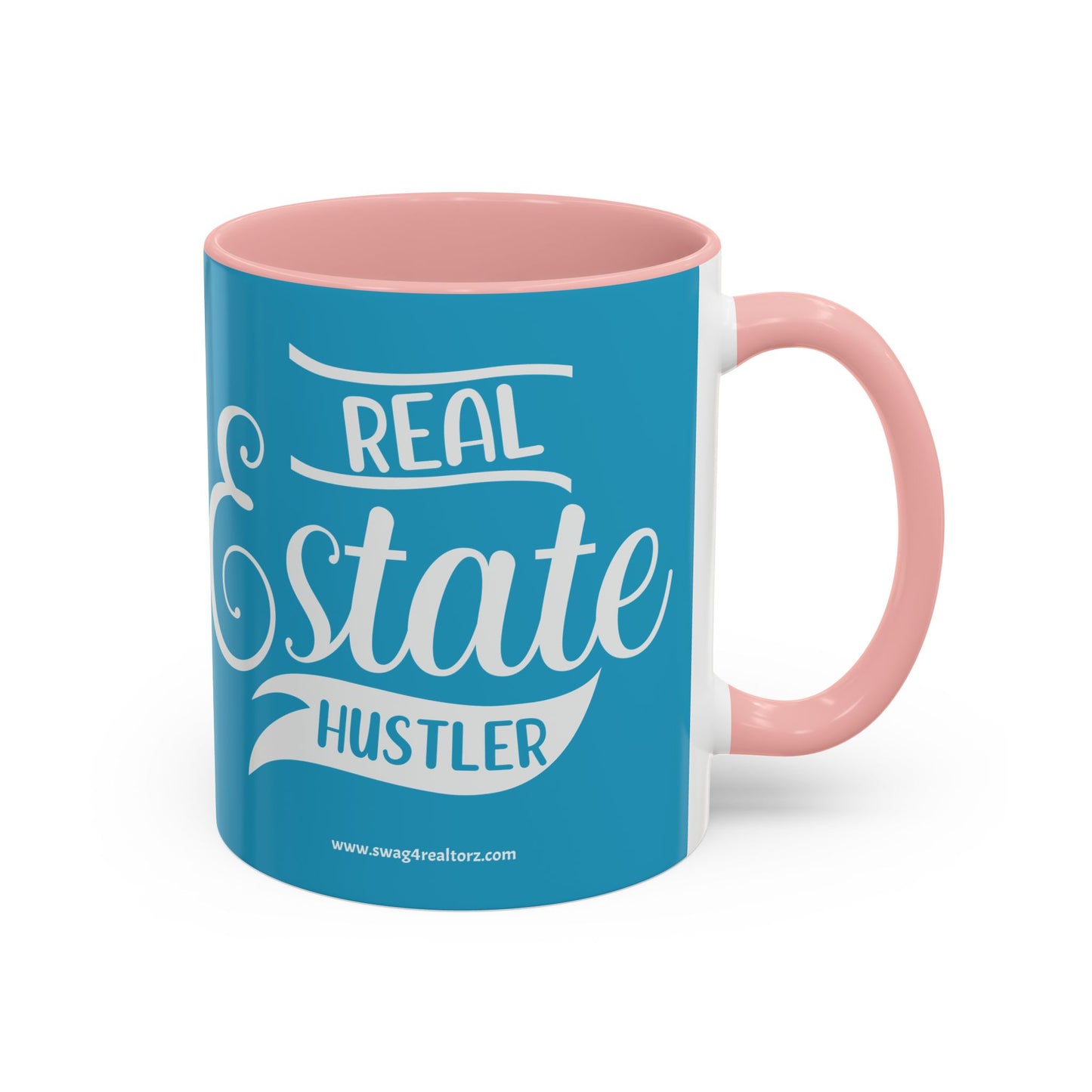 Real Estate Hustler Realtor Accent Coffee Mug (11, 15oz)