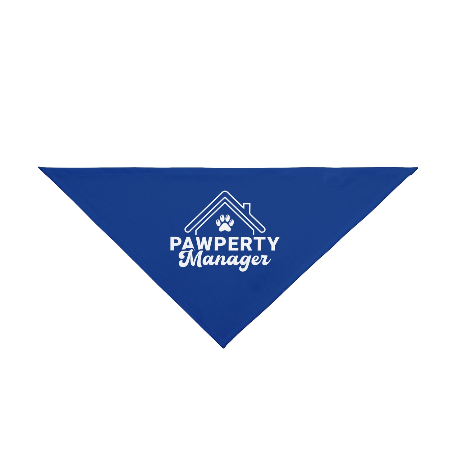 “Pawperty Manager” Dog Bandana – For the Real Estate Pup Who Runs the Show