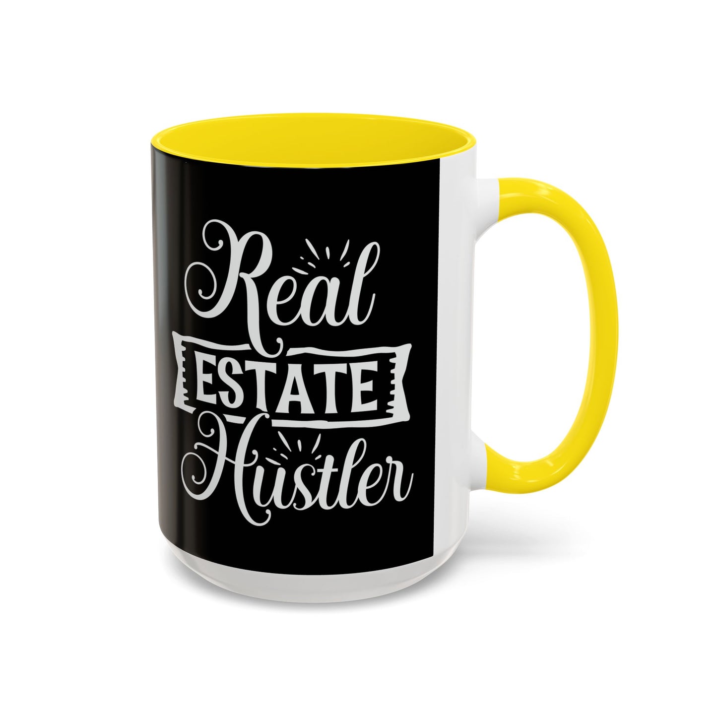 Real Estate Hustler realtor Accent Coffee Mug (11, 15oz)