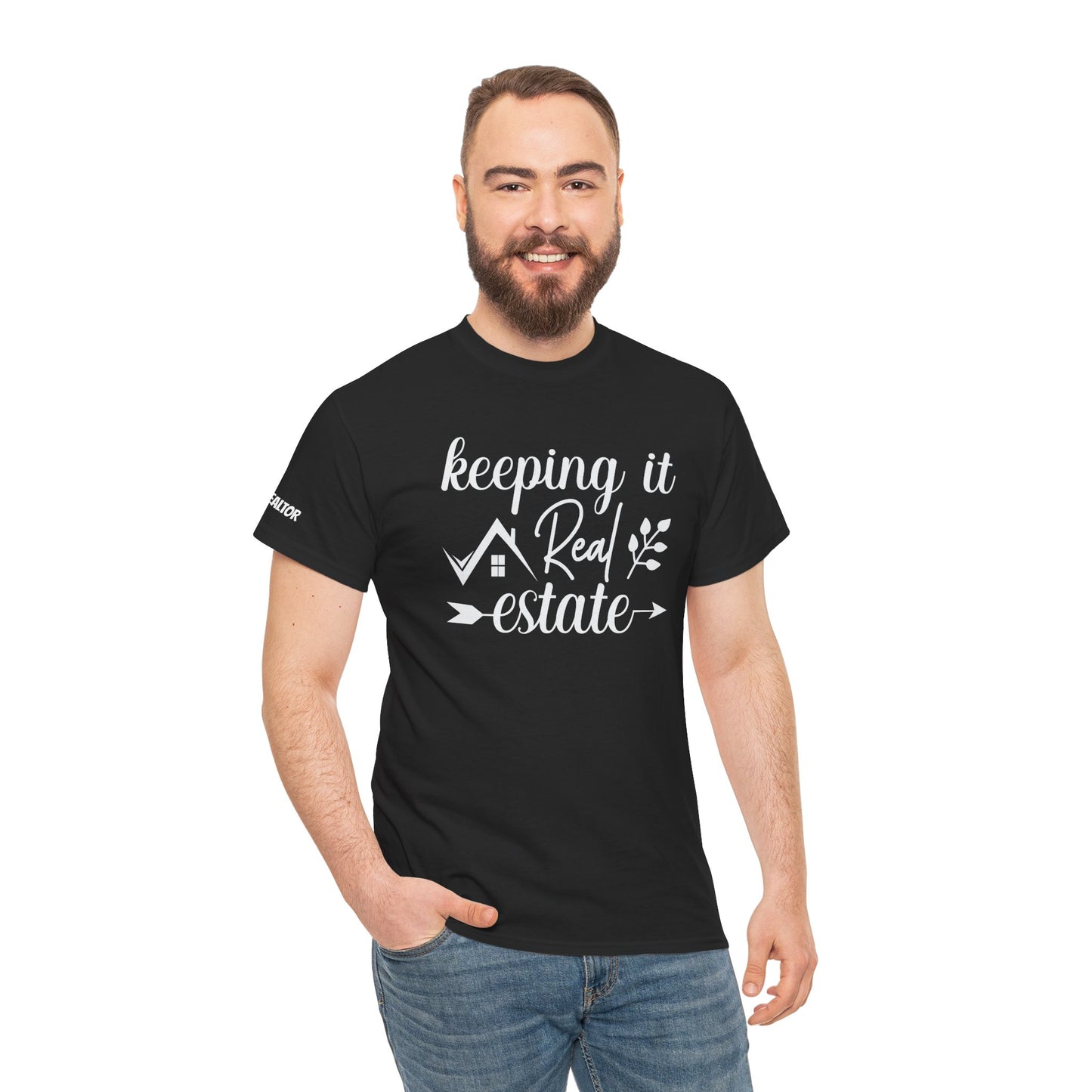 Keeping It Real Estate Unisex Heavy Cotton Tee