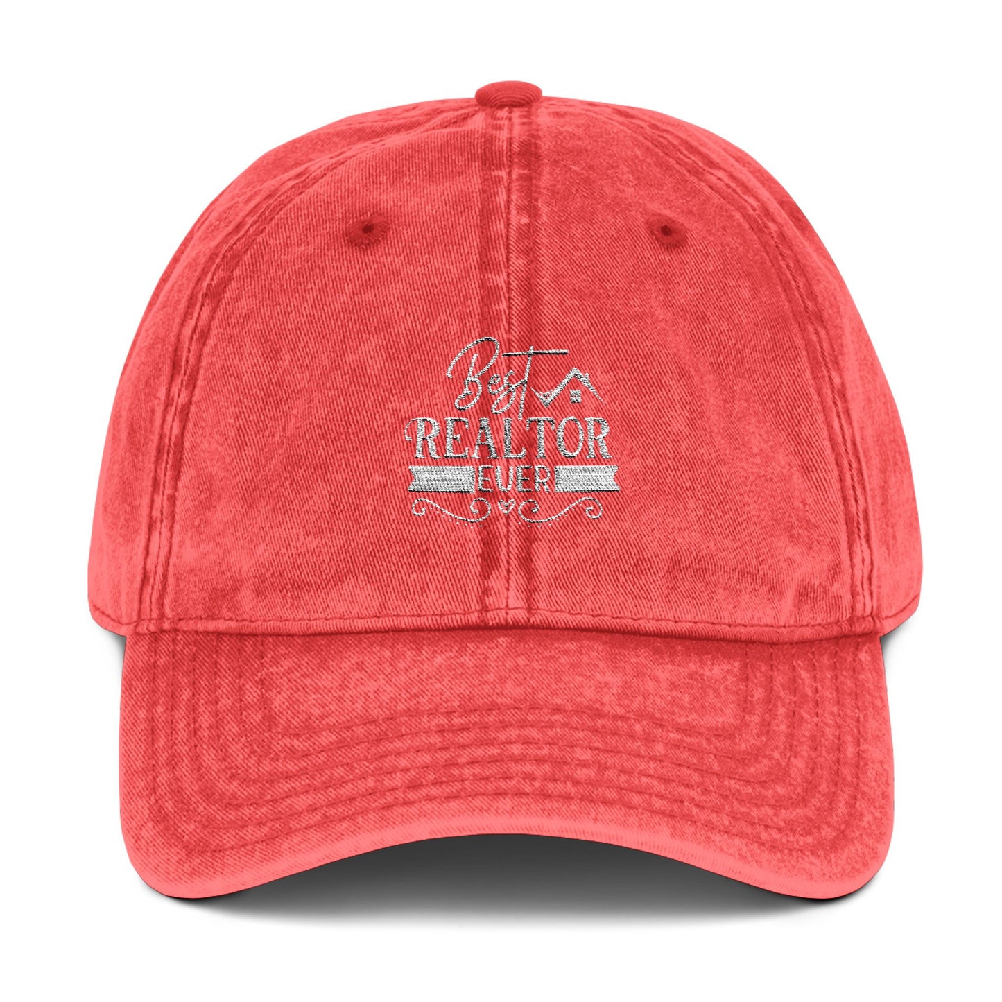 Best Realtor Ever Hat – Embroidered Real Estate Agent Dad Cap