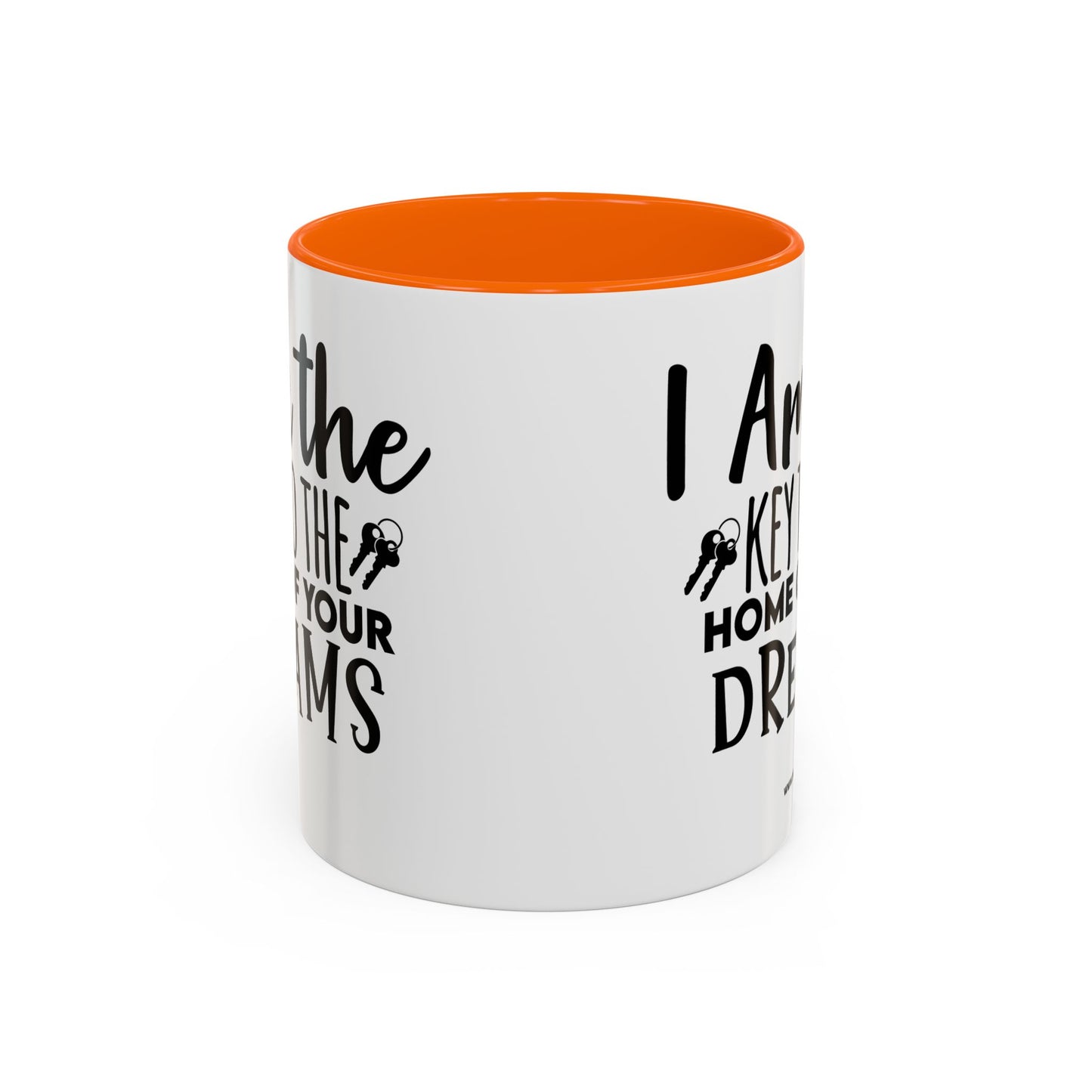 I Am The Key Realtor Accent Coffee Mug (11, 15oz)