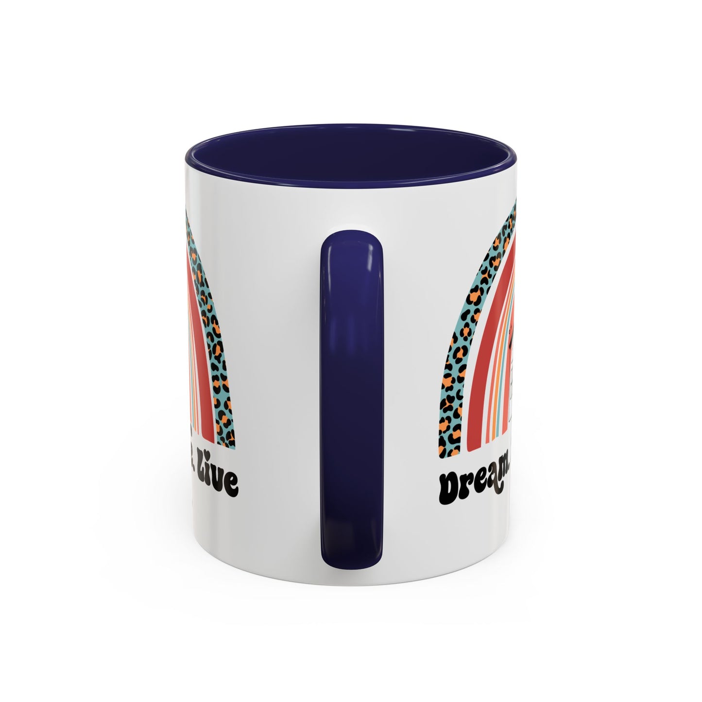 Dream Move Live Realtor Accent Coffee Mug (11, 15oz)