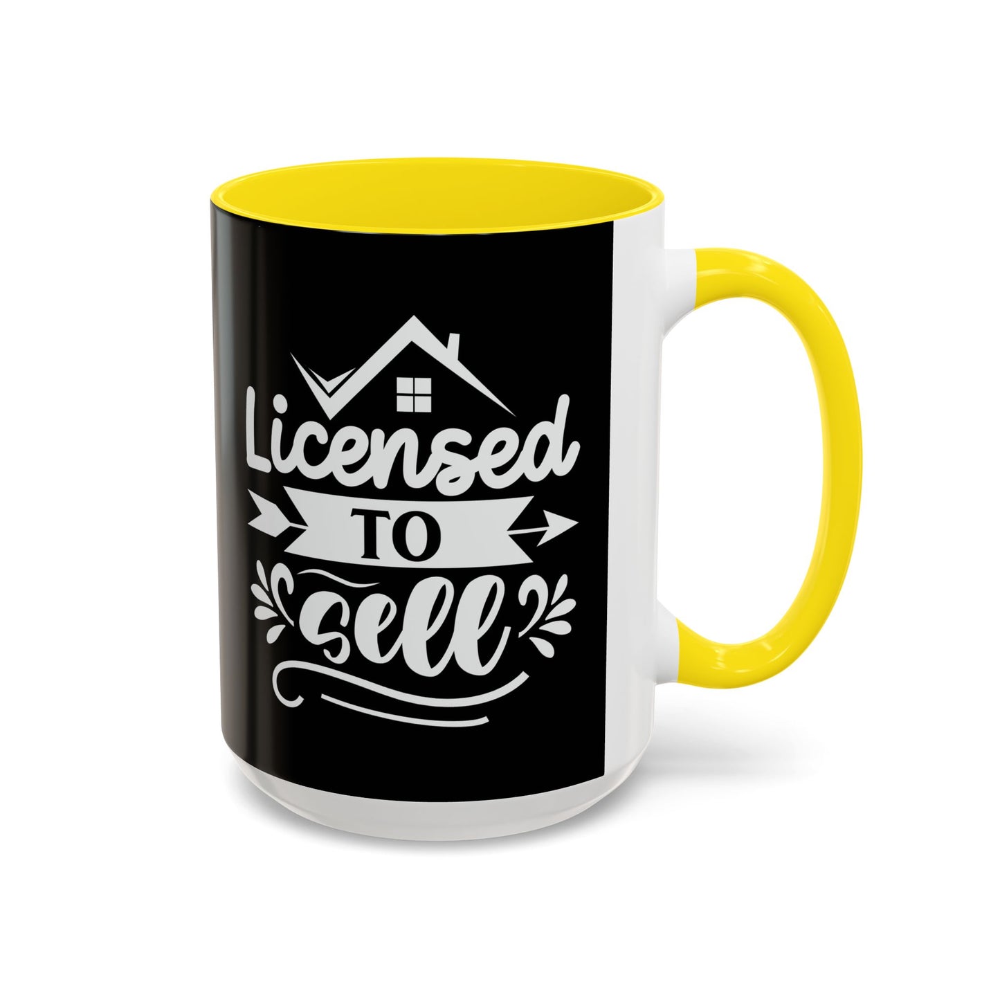 Licensed To Sell Realtor Accent Coffee Mug (11, 15oz)