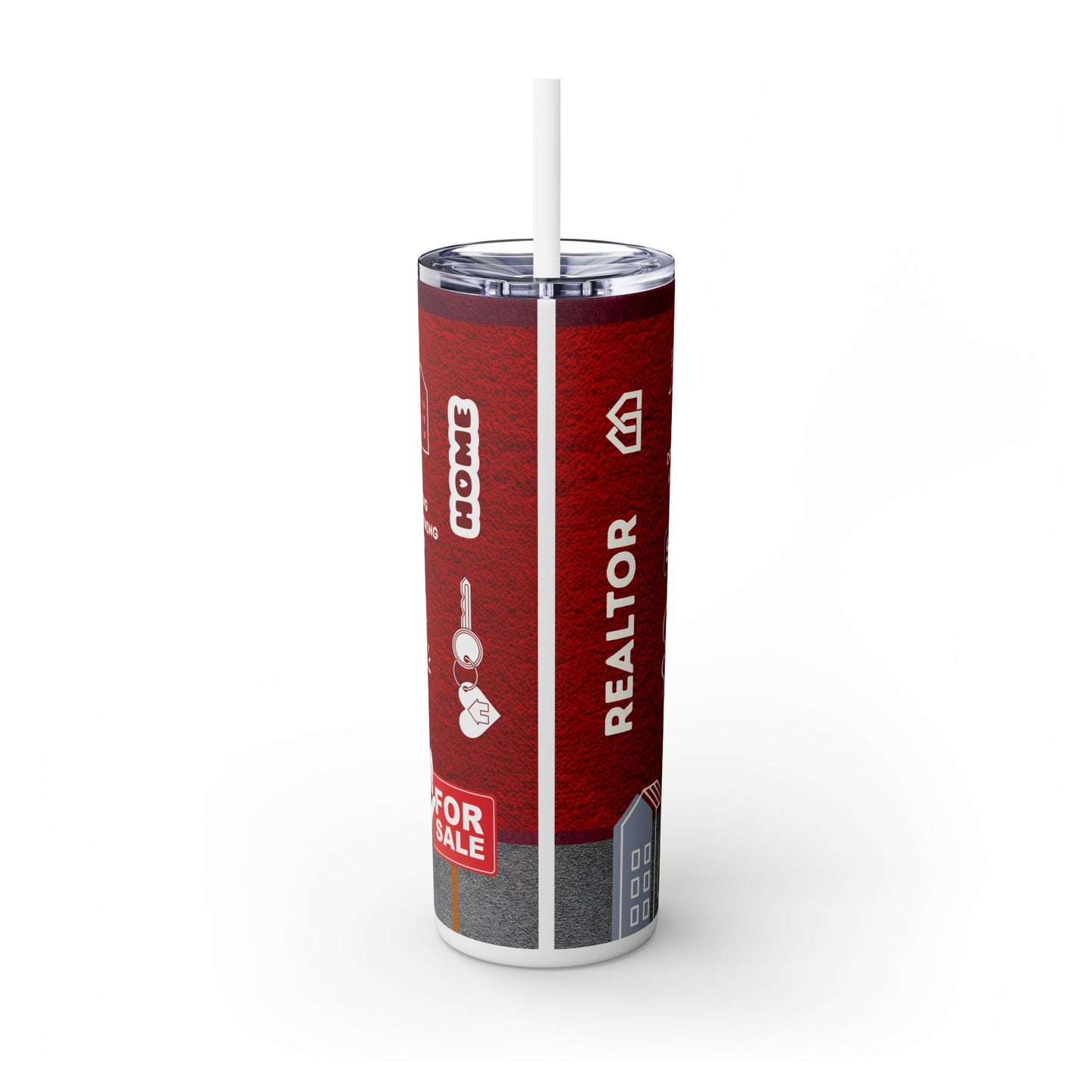 Realtor Tumbler 20oz – Turning Dreams into Addresses Wrap