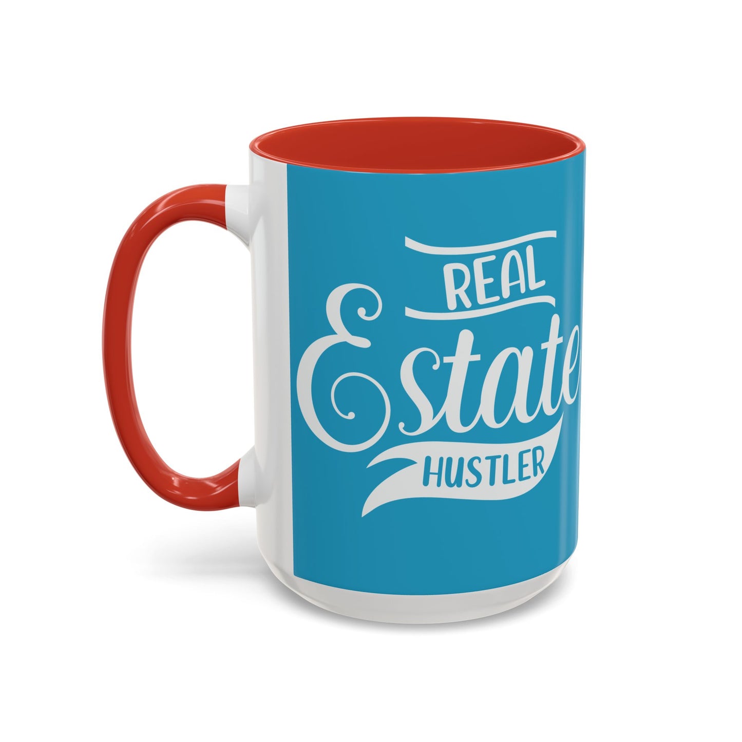 Real Estate Hustler Realtor Accent Coffee Mug (11, 15oz)