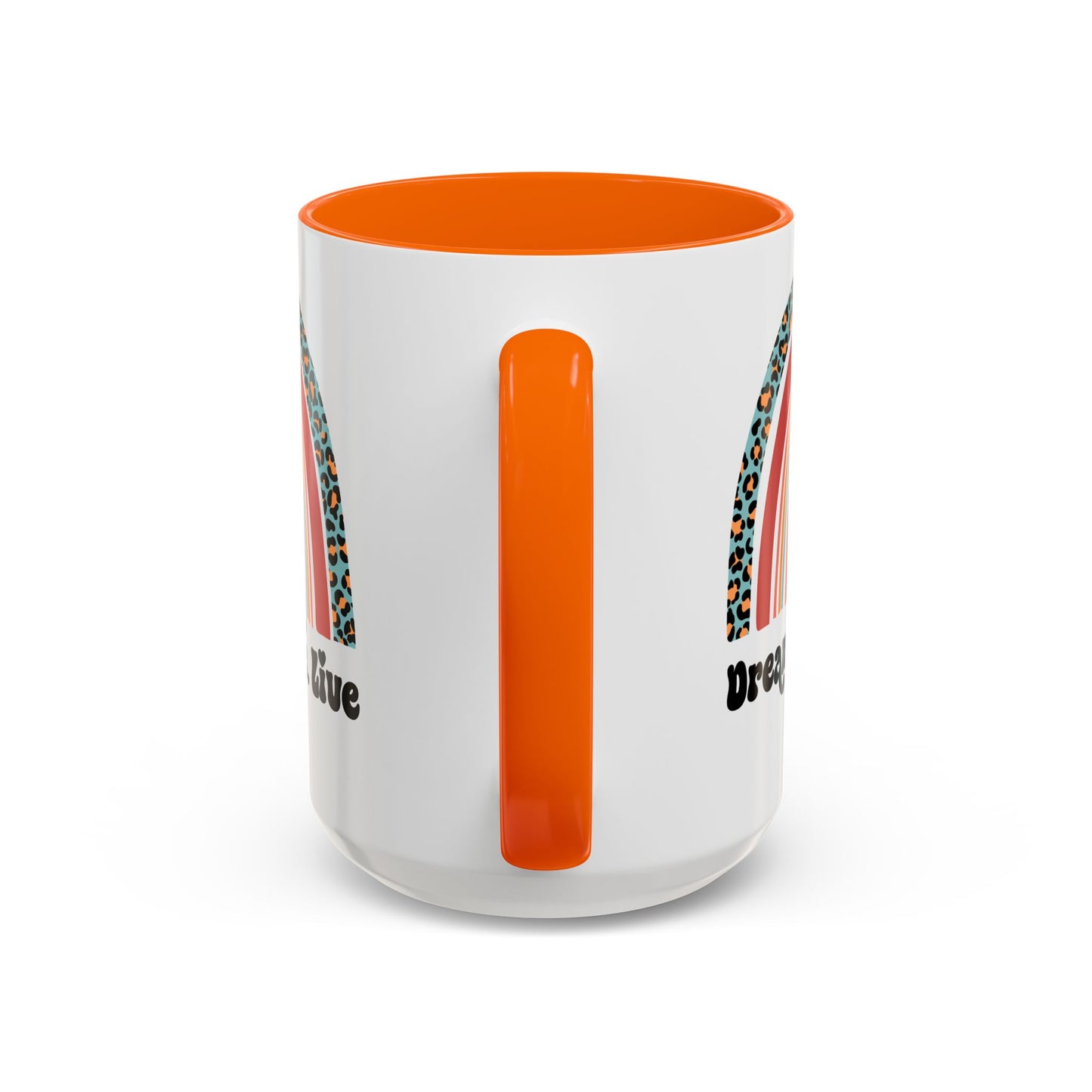 Dream Move Live Realtor Accent Coffee Mug (11, 15oz)