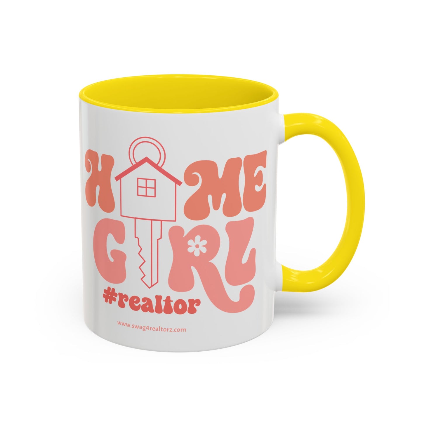 Home Girl Realtor Accent Coffee Mug (11, 15oz)