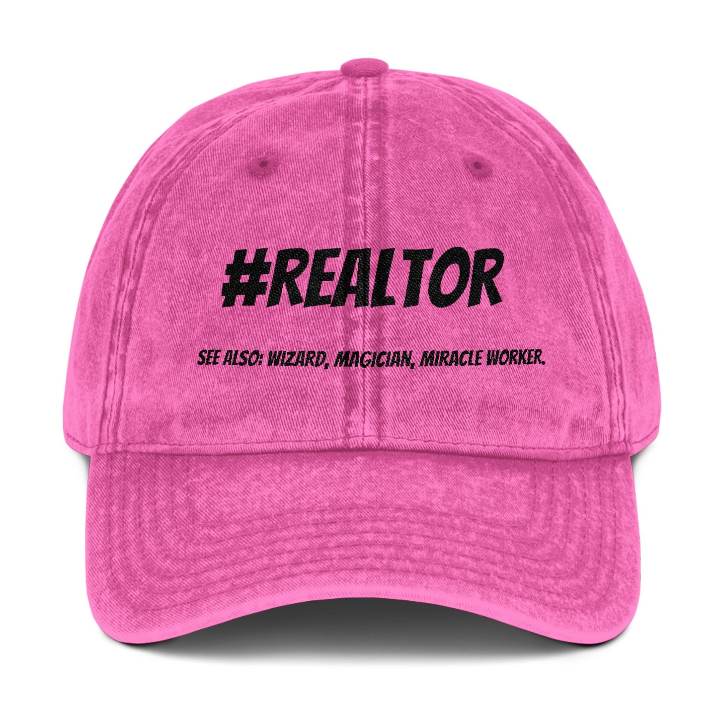 #REALTOR Miracle Worker Embroidered Cap