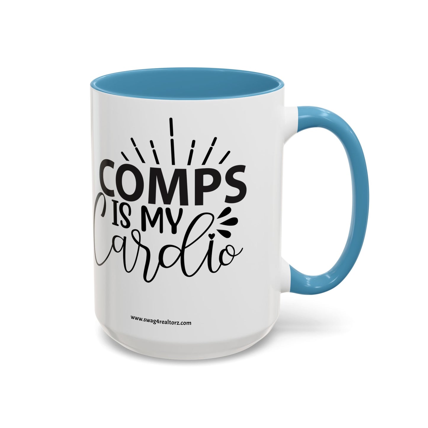 Comps Are My Cardo Realtor Accent Coffee Mug (11, 15oz)