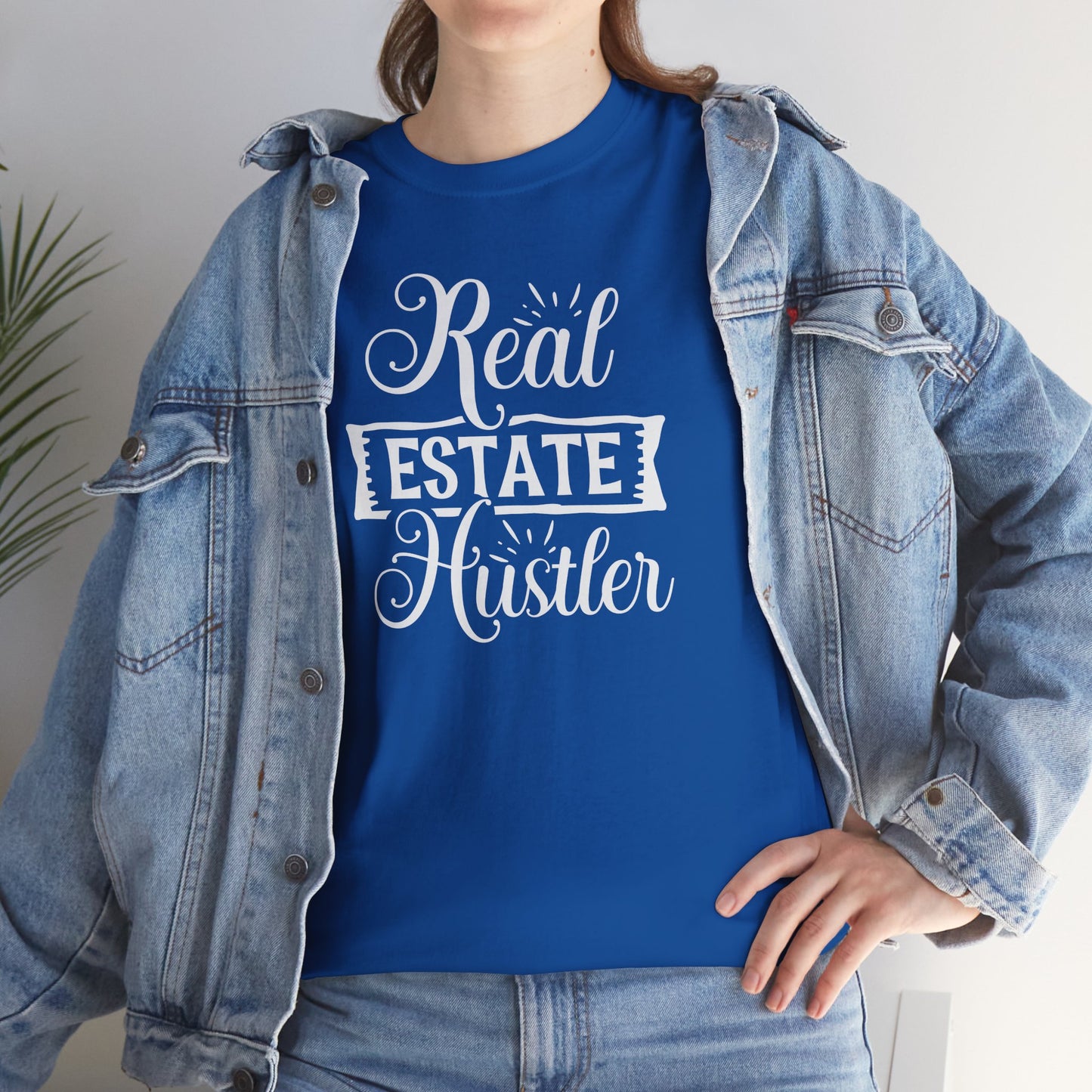 💰 "Real Estate Hustler" Tee – Because You’re Out Here Selling Homes, Not Dreams! 🏡