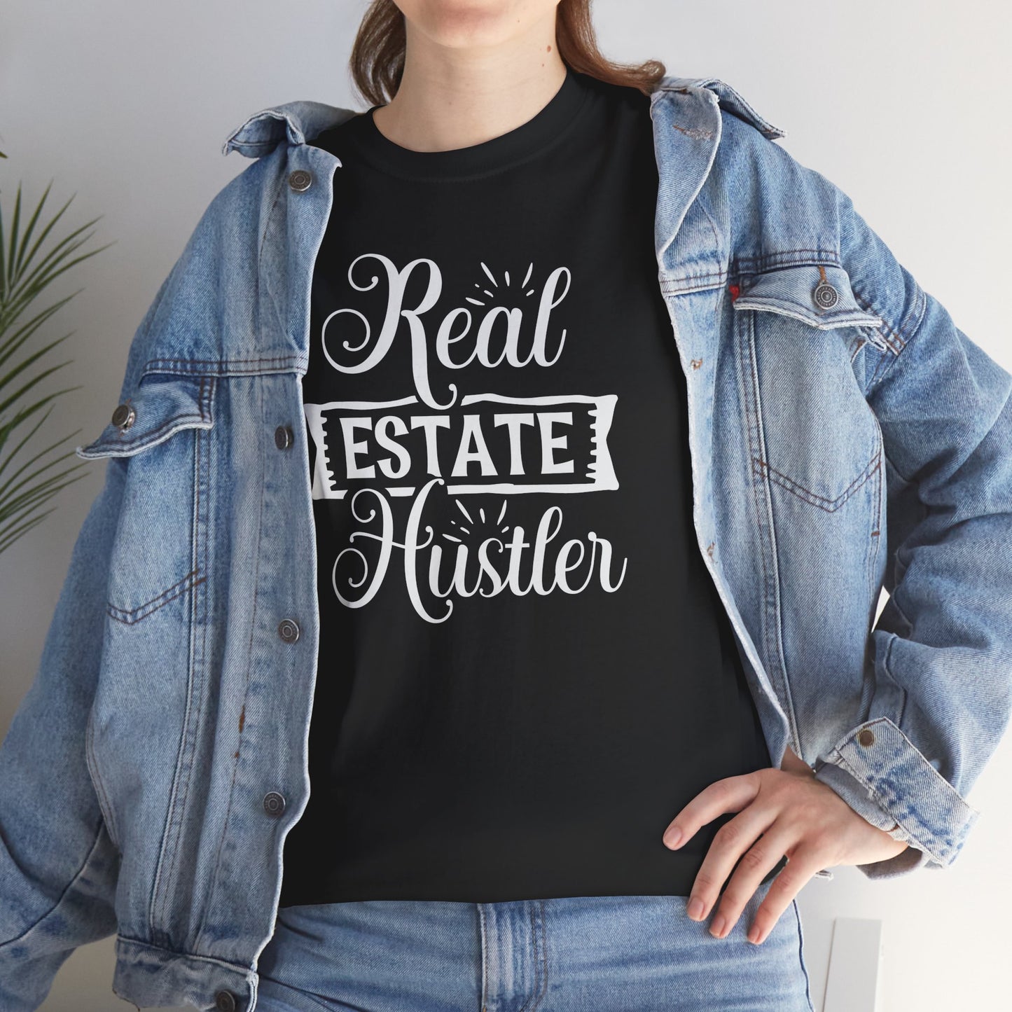 💰 "Real Estate Hustler" Tee – Because You’re Out Here Selling Homes, Not Dreams! 🏡