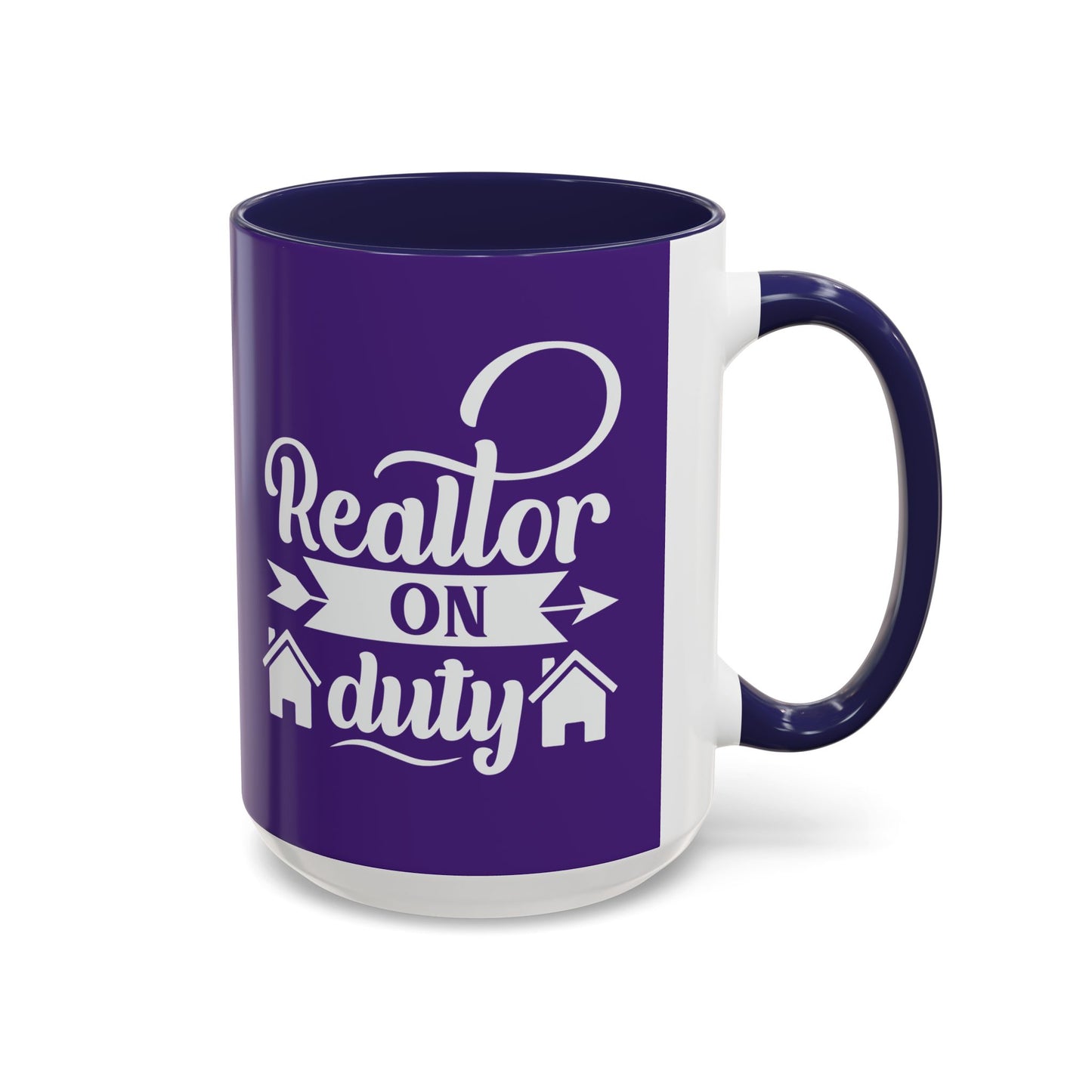Realtor On Duty Accent Coffee Mug (11, 15oz)