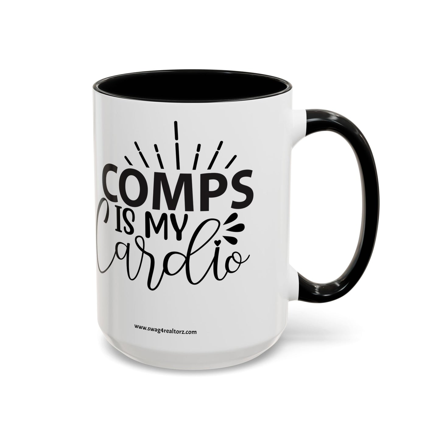 Comps Are My Cardo Realtor Accent Coffee Mug (11, 15oz)