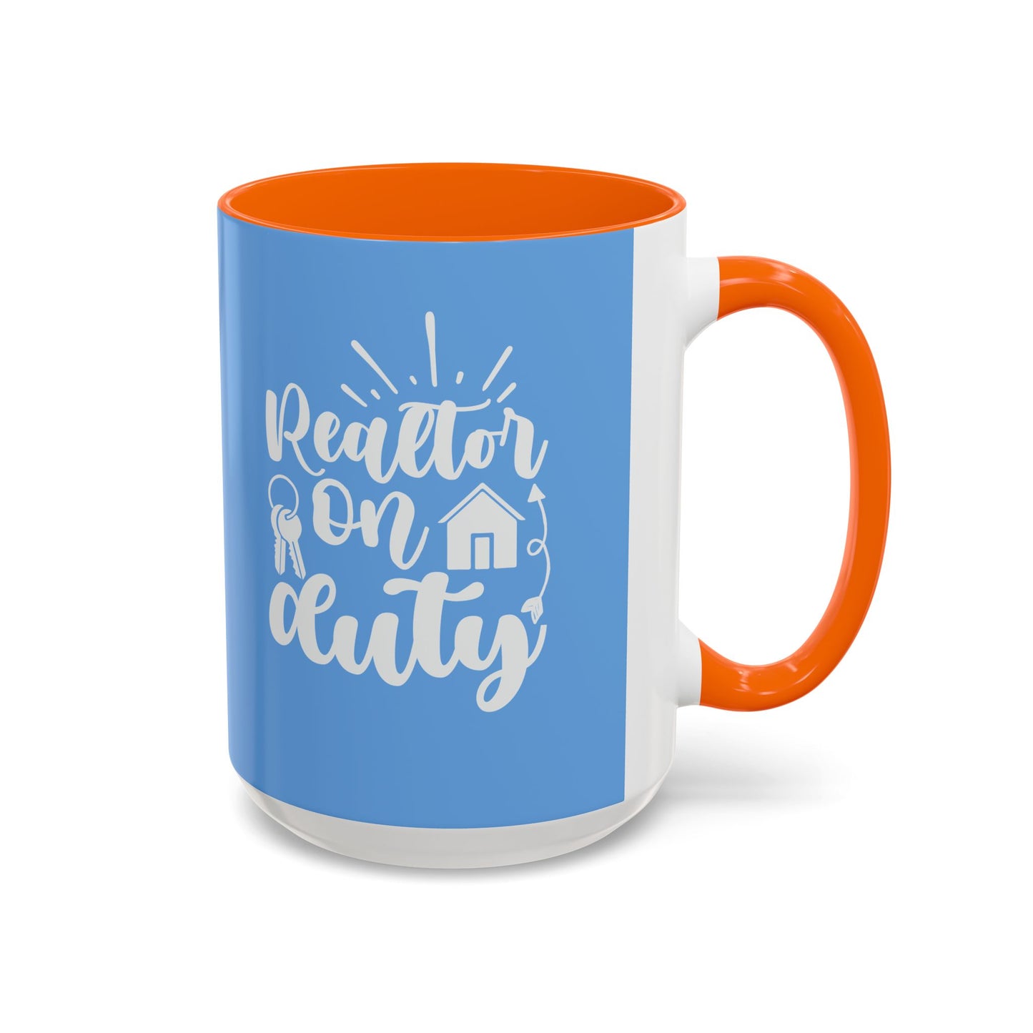 Realtor On Duty Accent Coffee Mug (11, 15oz)
