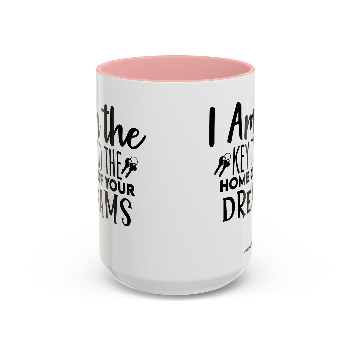 I Am The Key Realtor Accent Coffee Mug (11, 15oz)