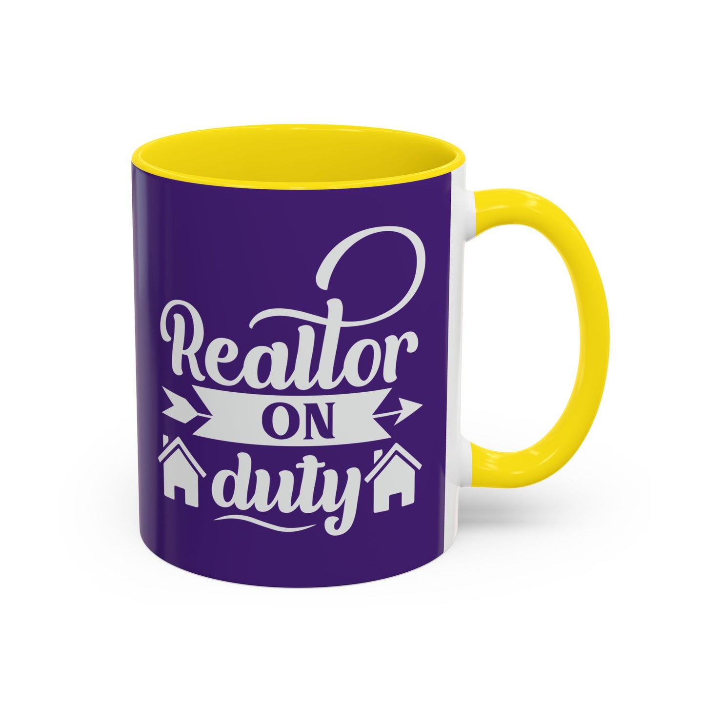 Realtor On Duty Accent Coffee Mug (11, 15oz)
