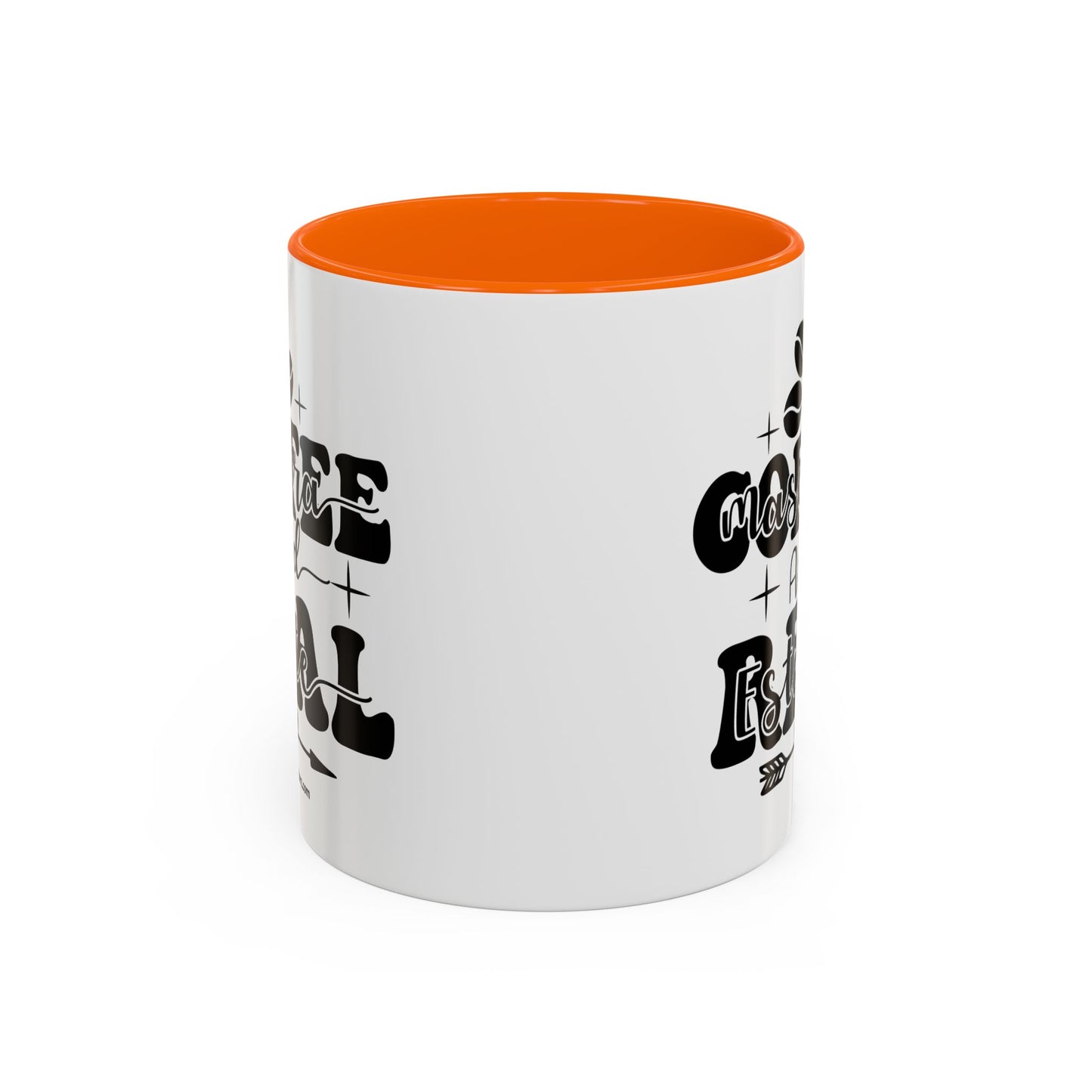 Coffee Mascara And Real Estate Realtor Accent Coffee Mug (11, 15oz)