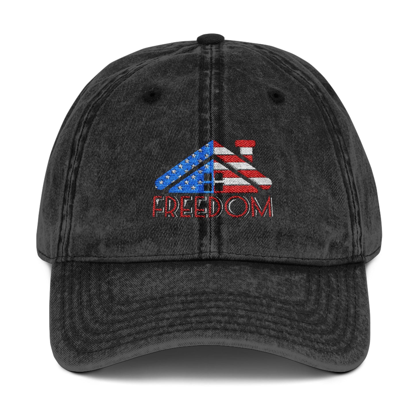 FREEDOM Realtor Hat – Patriotic Roofline Cap for Real Estate Pros