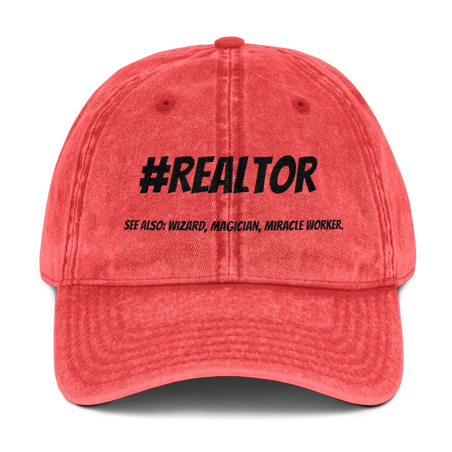#REALTOR Miracle Worker Embroidered Cap