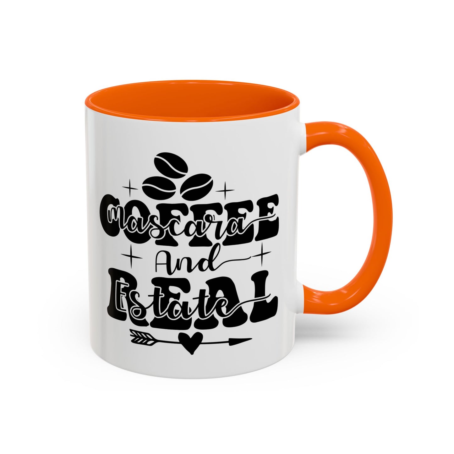 Coffee Mascara And Real Estate Realtor Accent Coffee Mug (11, 15oz)