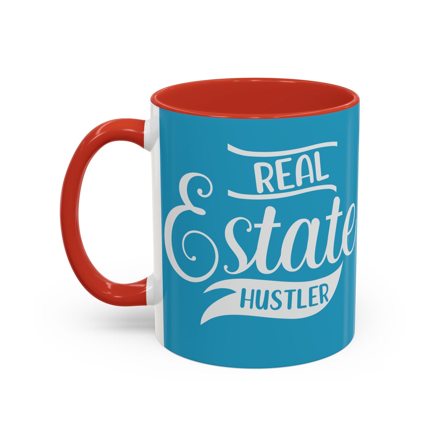 Real Estate Hustler Realtor Accent Coffee Mug (11, 15oz)