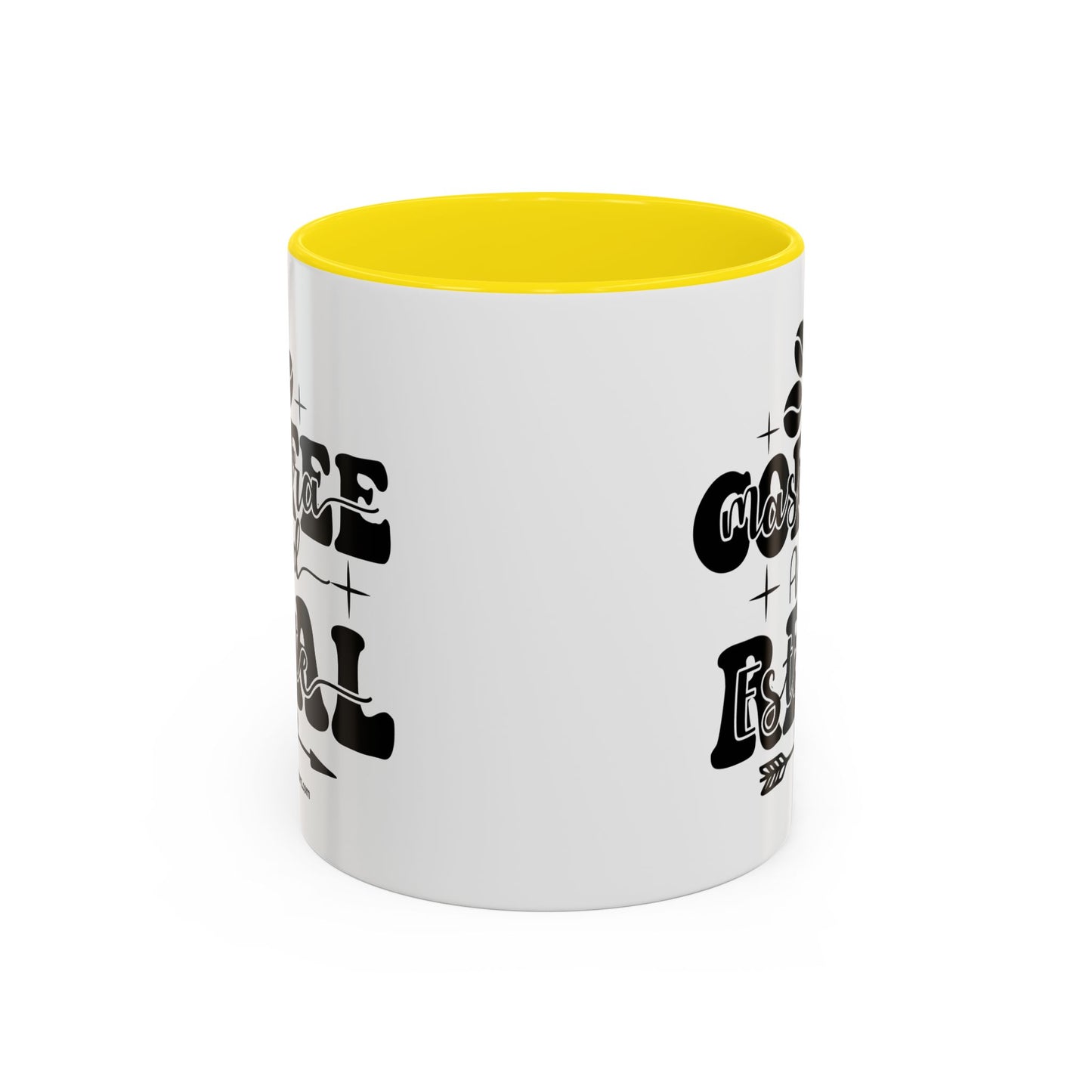 Coffee Mascara And Real Estate Realtor Accent Coffee Mug (11, 15oz)
