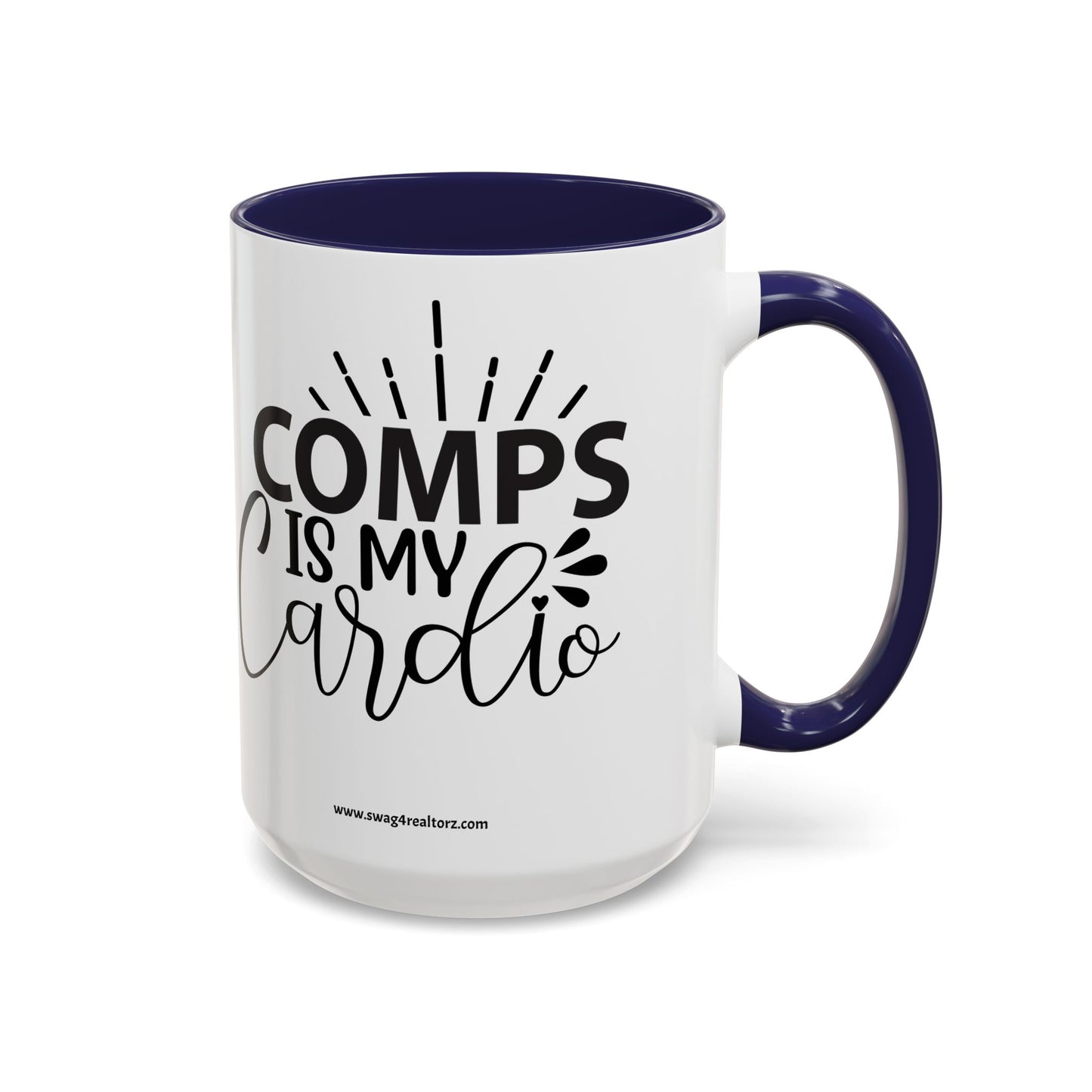 Comps Are My Cardo Realtor Accent Coffee Mug (11, 15oz)