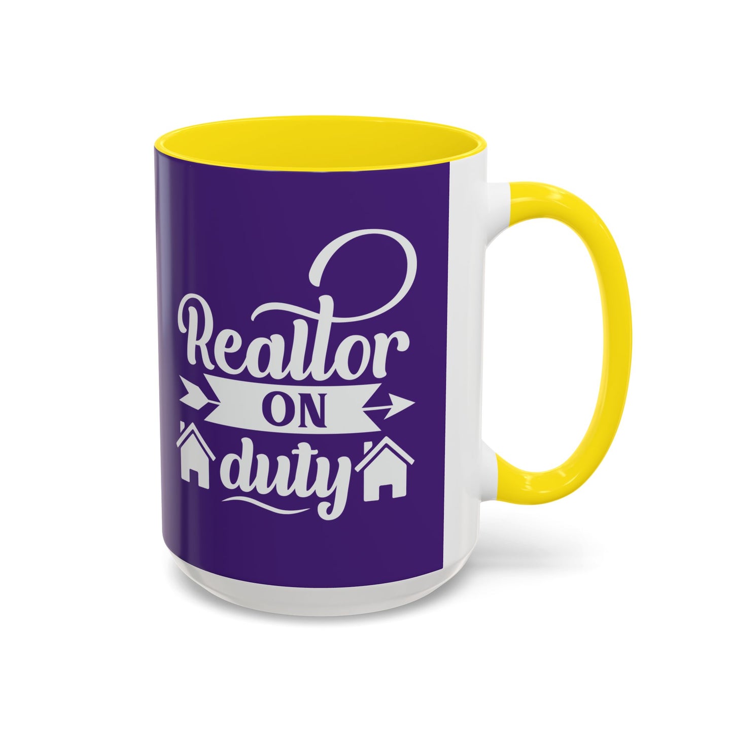Realtor On Duty Accent Coffee Mug (11, 15oz)