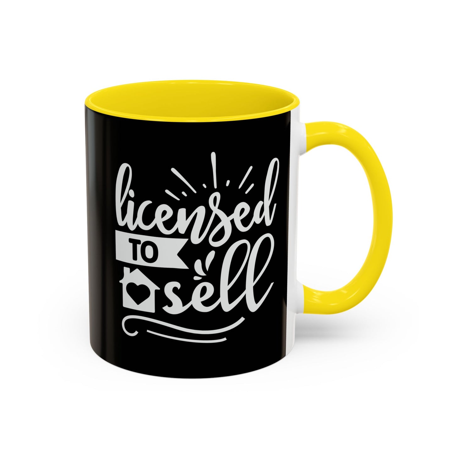 Licensed To Sell Realtor Accent Coffee Mug (11, 15oz)