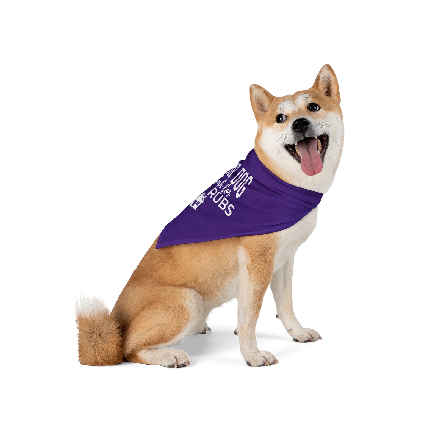 Realtor Dog Bandana – Will Work for Belly Rubs (and Maybe Treats)