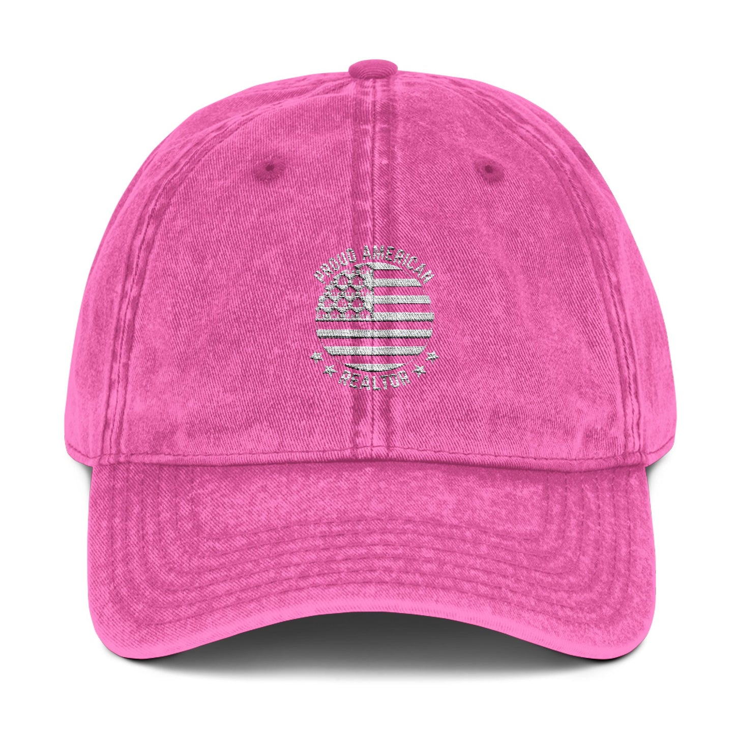 Proud American Realtor Hat – Bold Patriotic Real Estate Cap for Agents