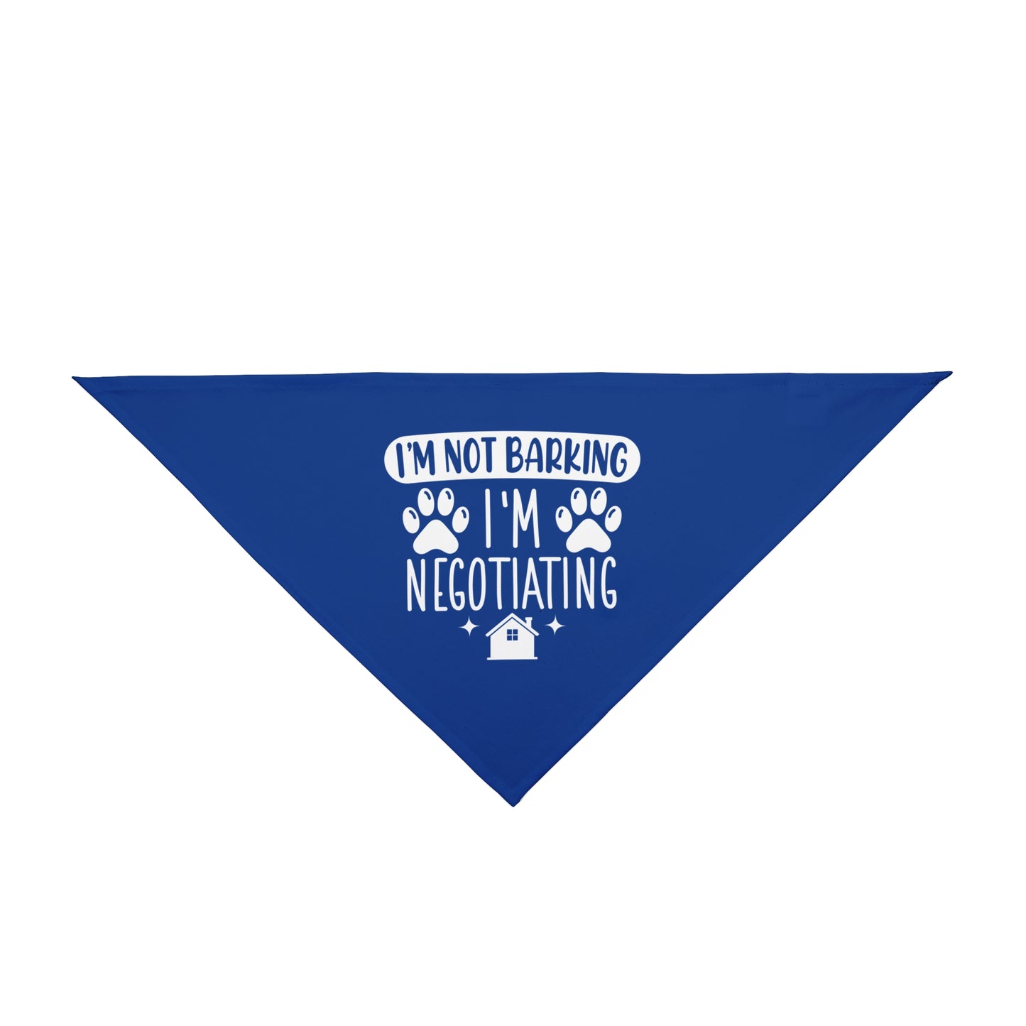 Realtor Dog Bandana – I’m Not Barking, I’m Negotiating (I Have Clients to Impress)
