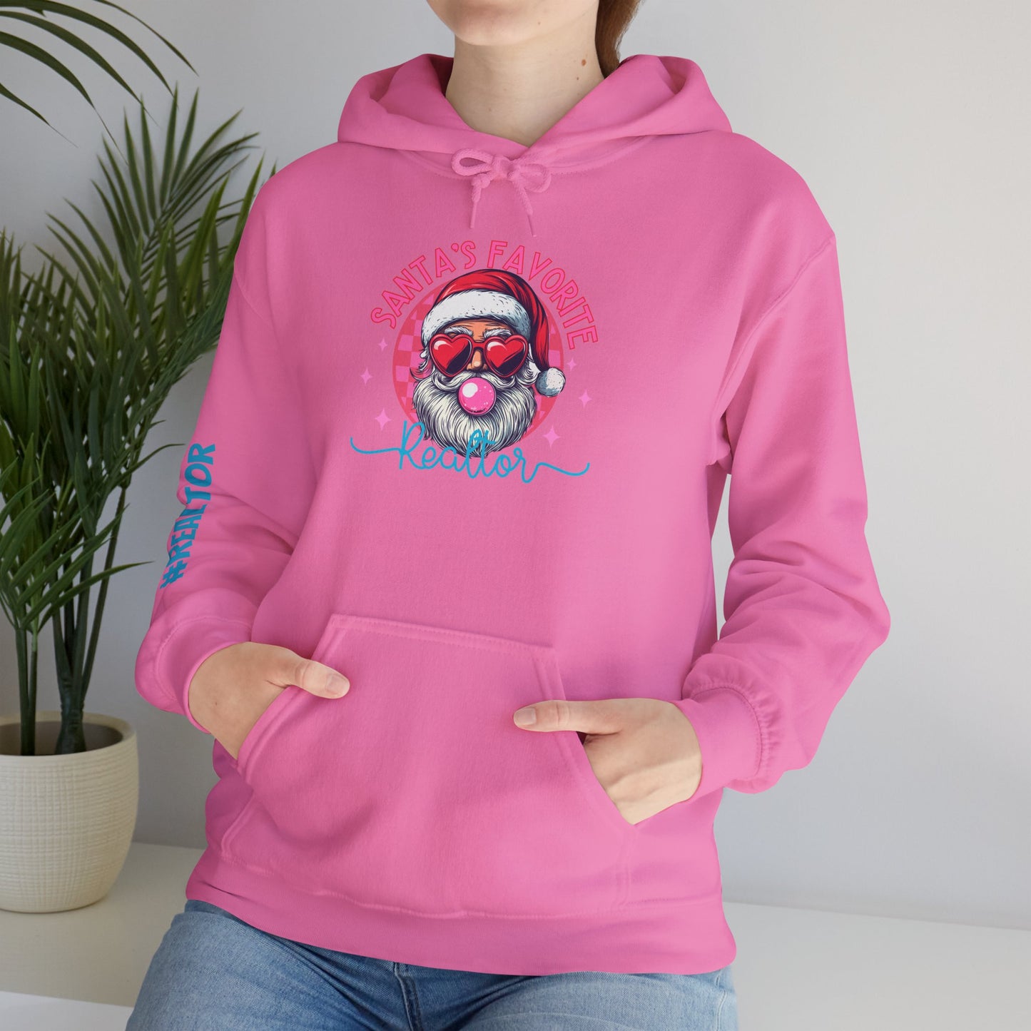 🎅 Santa’s Favorite Realtor Hoodie – Sleighin’ in Style Since Day One